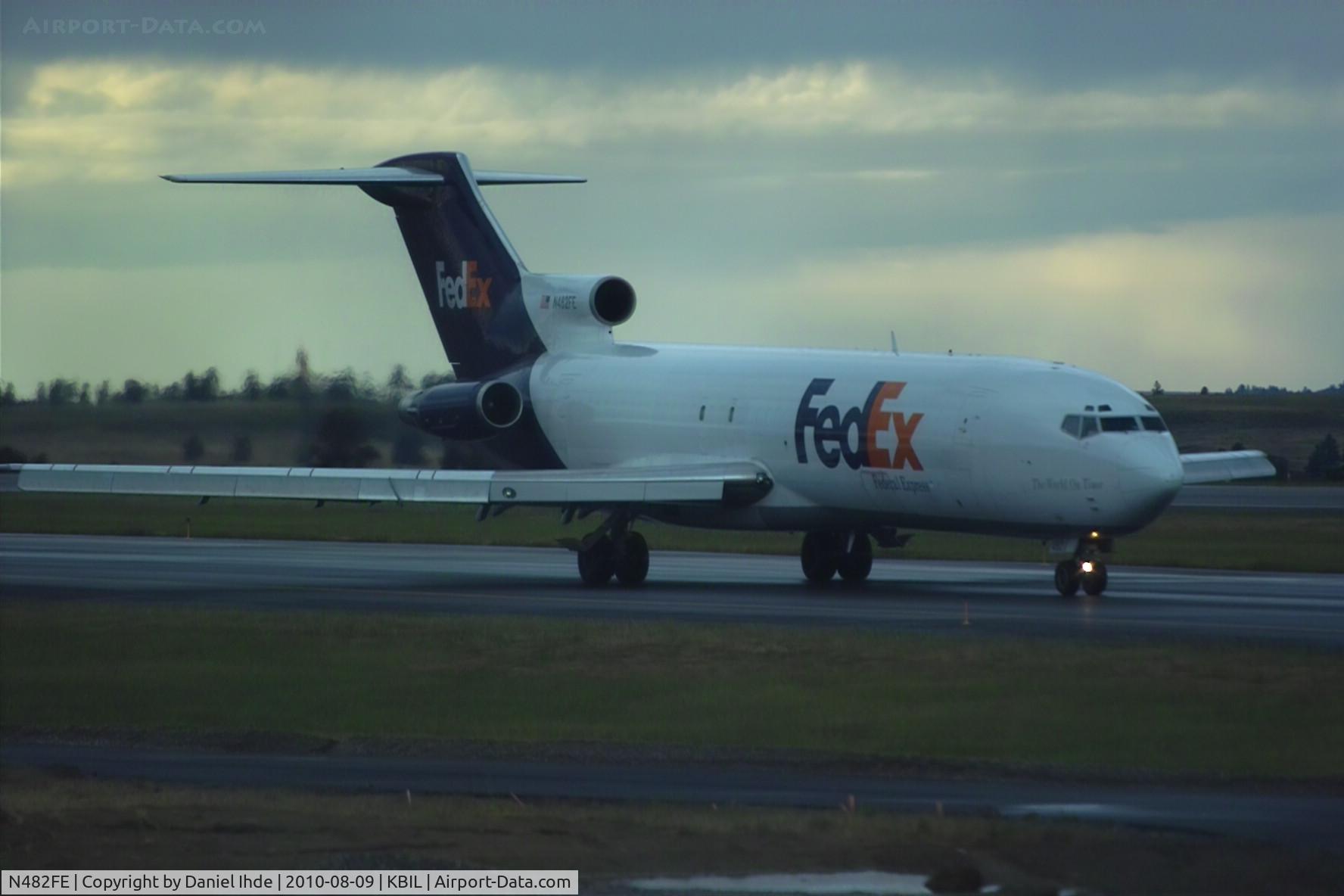 N482FE, 1978 Boeing 727-227F C/N 21464, FedEx 727 at Billings