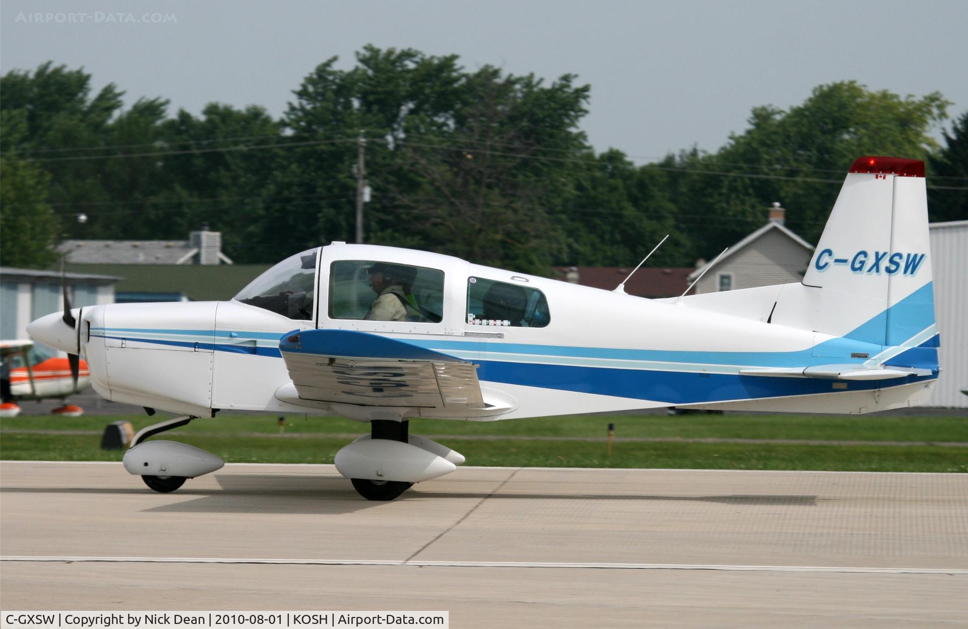 C-GXSW, 1972 American Aviation AA-5 Traveler C/N AA5-0087, KOSH