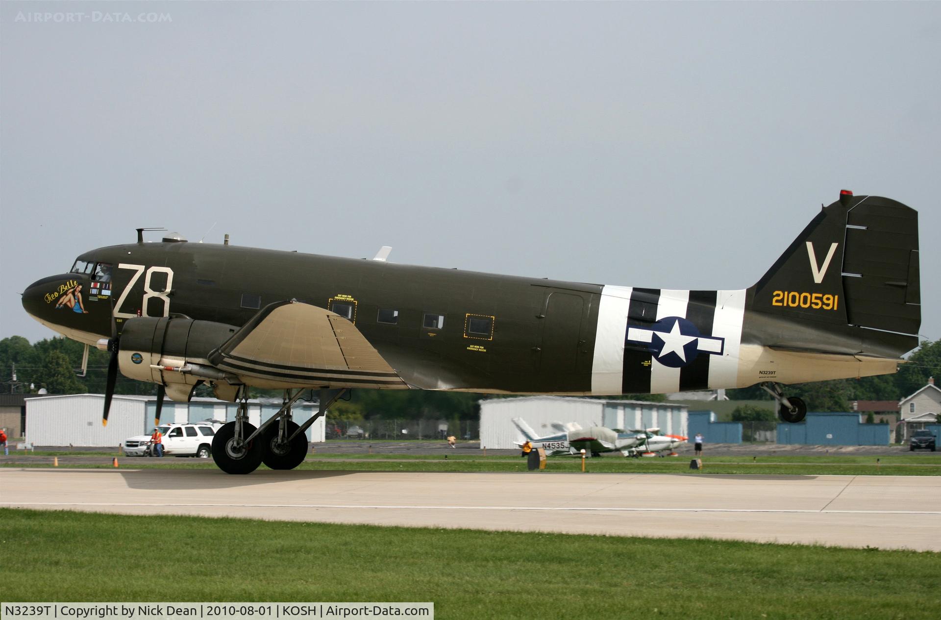 N3239T, 1943 Douglas DC3C-S1C3G (C-47A-65-DL) C/N 19054, KOSH