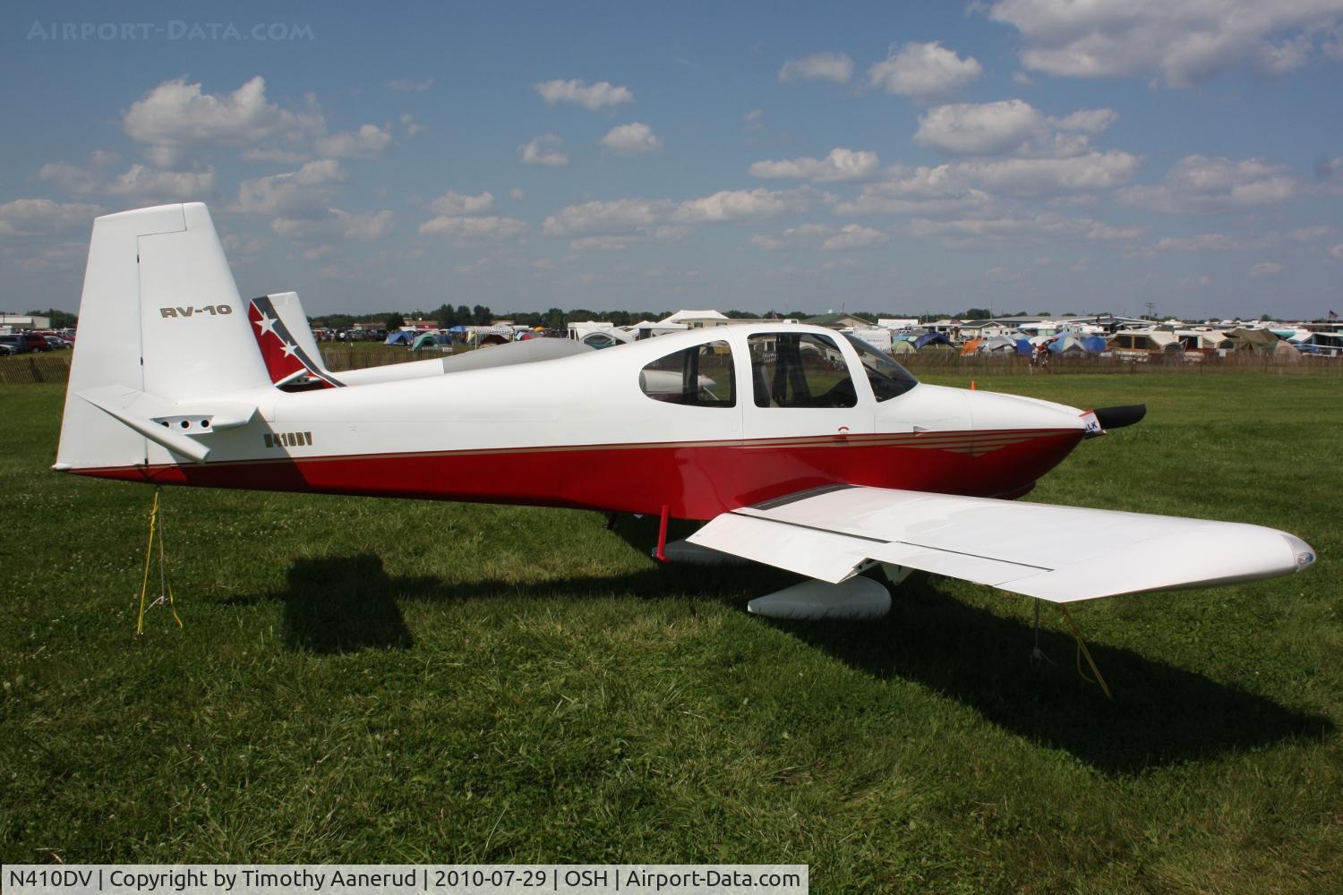 N410DV, 2007 Vans RV-10 C/N 40493, VAN GRUNSVEN RV-10, c/n: 40493