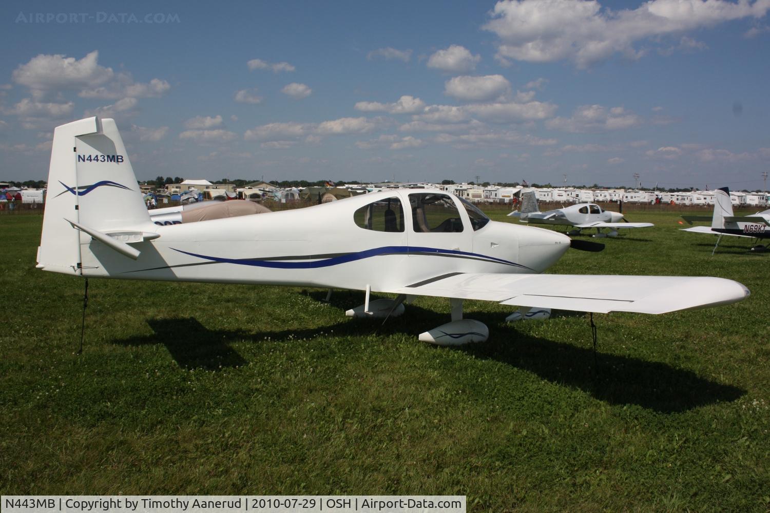 N443MB, 2007 Vans RV-10 C/N 40629, 2007 RV-10, c/n: 40629