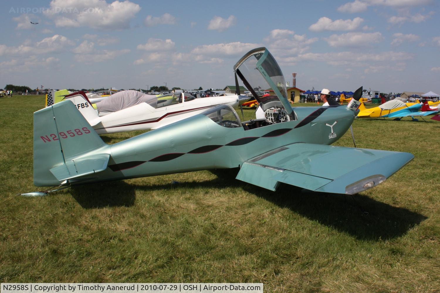 N2958S, 1998 Vans RV-6 C/N 23600, 1998 RV-6, c/n: 23600