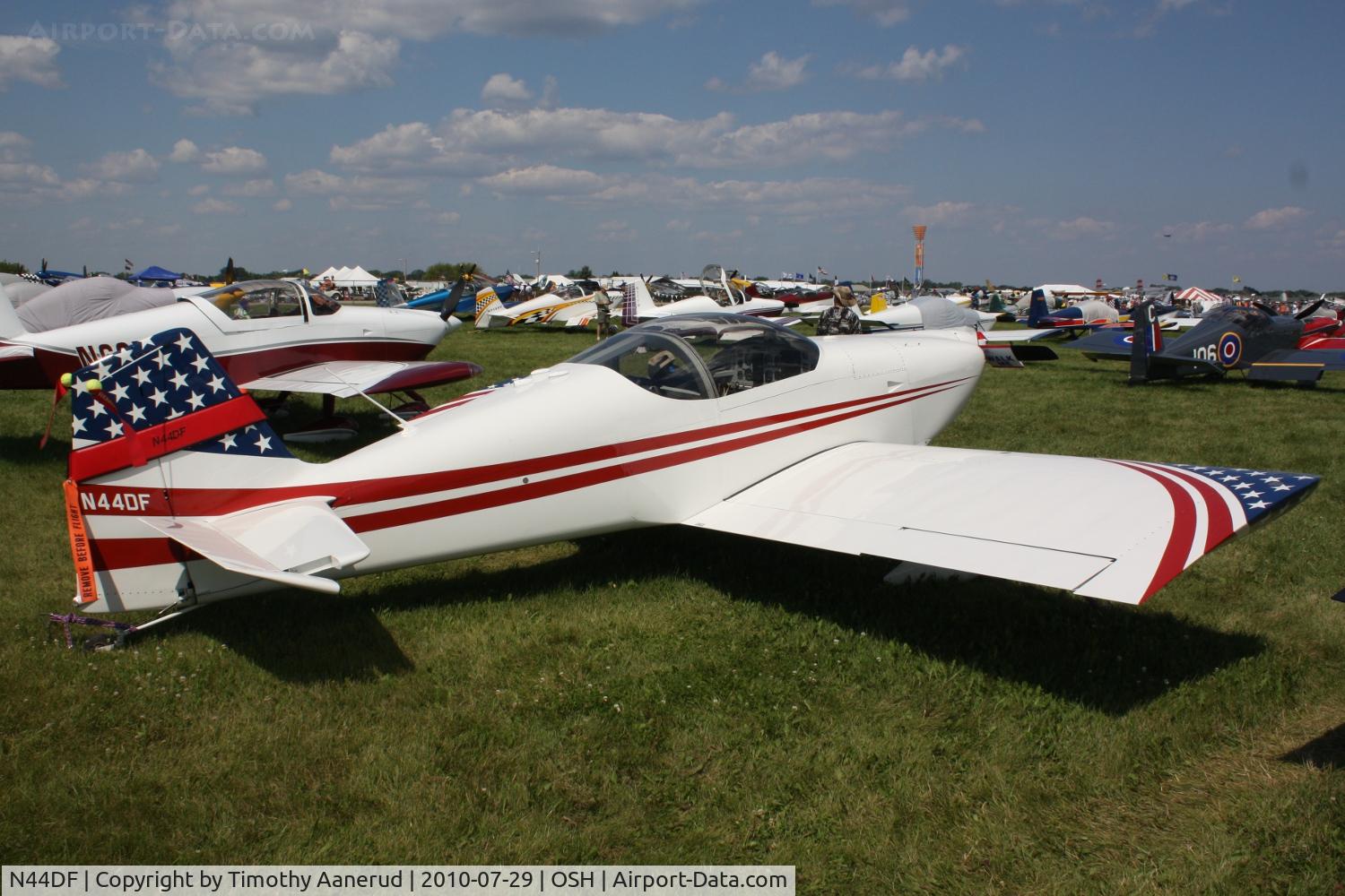N44DF, Vans RV-6 C/N 60156, RV6, c/n: 60156