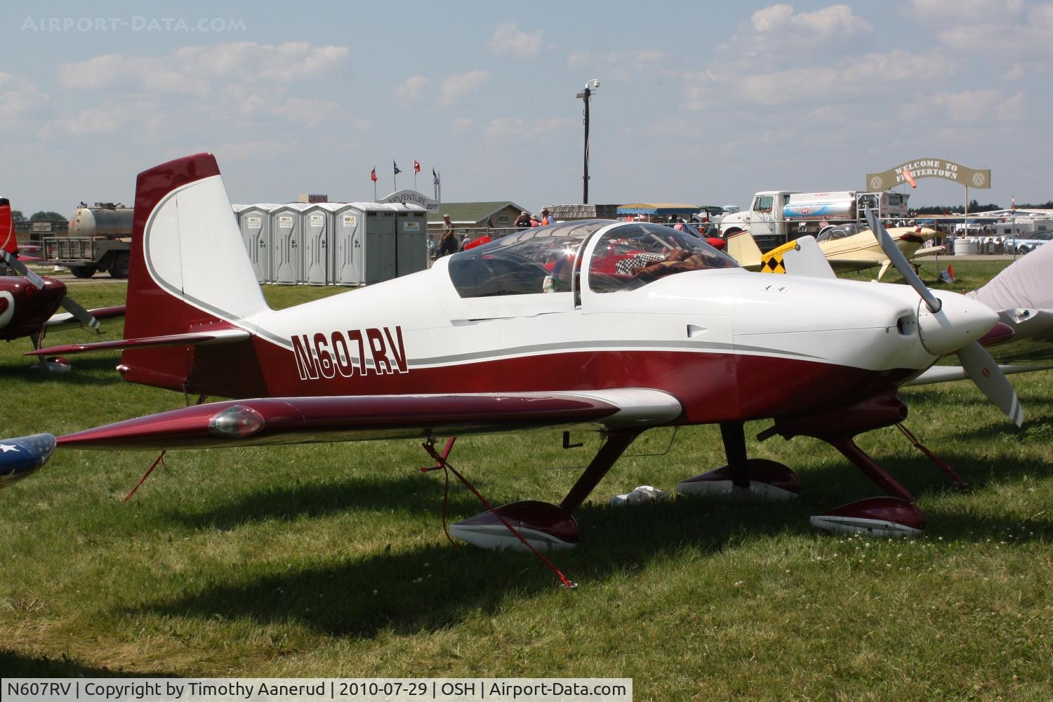 N607RV, 2008 Vans RV-7A C/N 71916, 2008 VANS RV-7A, c/n: 71916