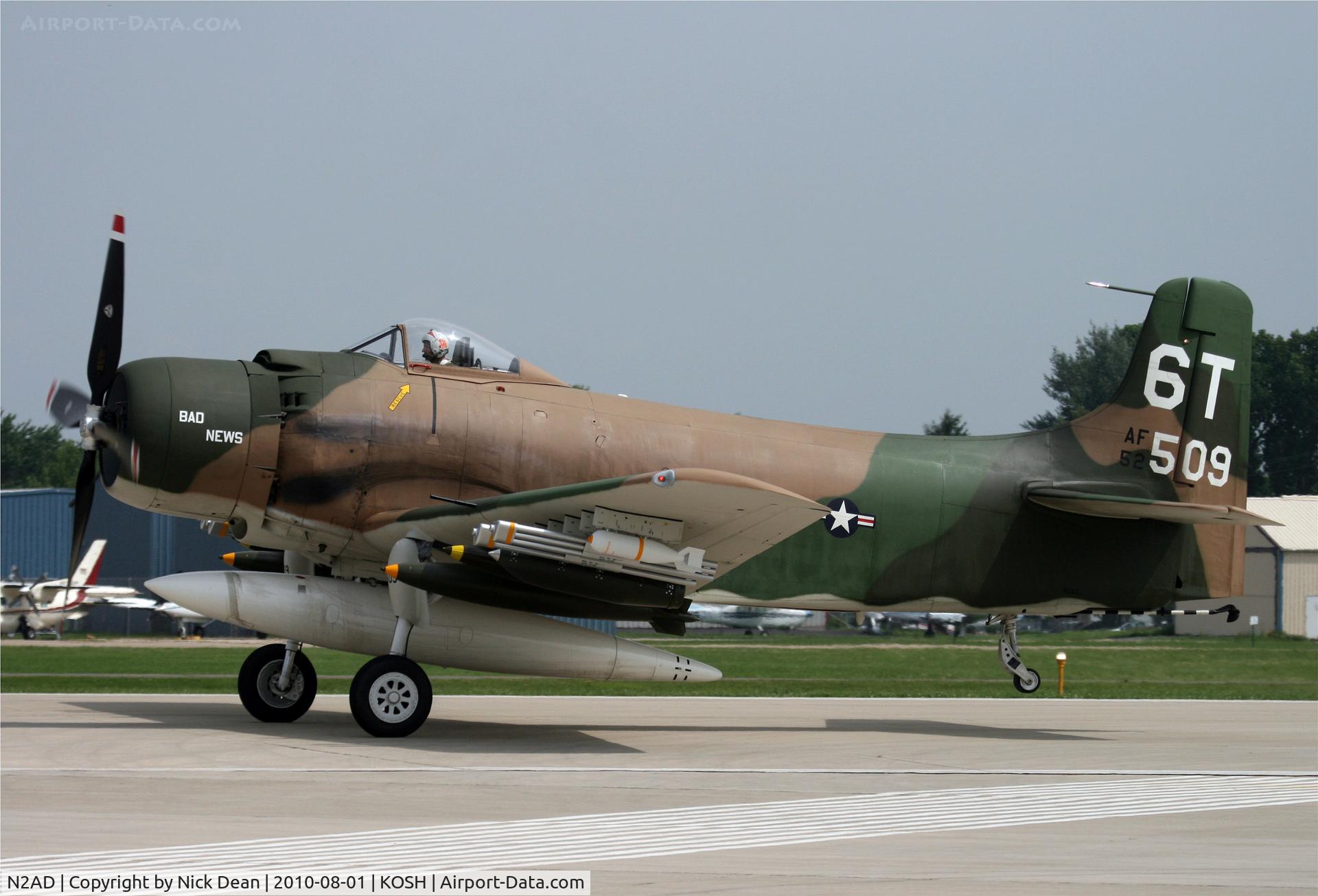 N2AD, 1947 Douglas AD-1 Skyraider C/N 09257/2085, KOSH C/N 2085