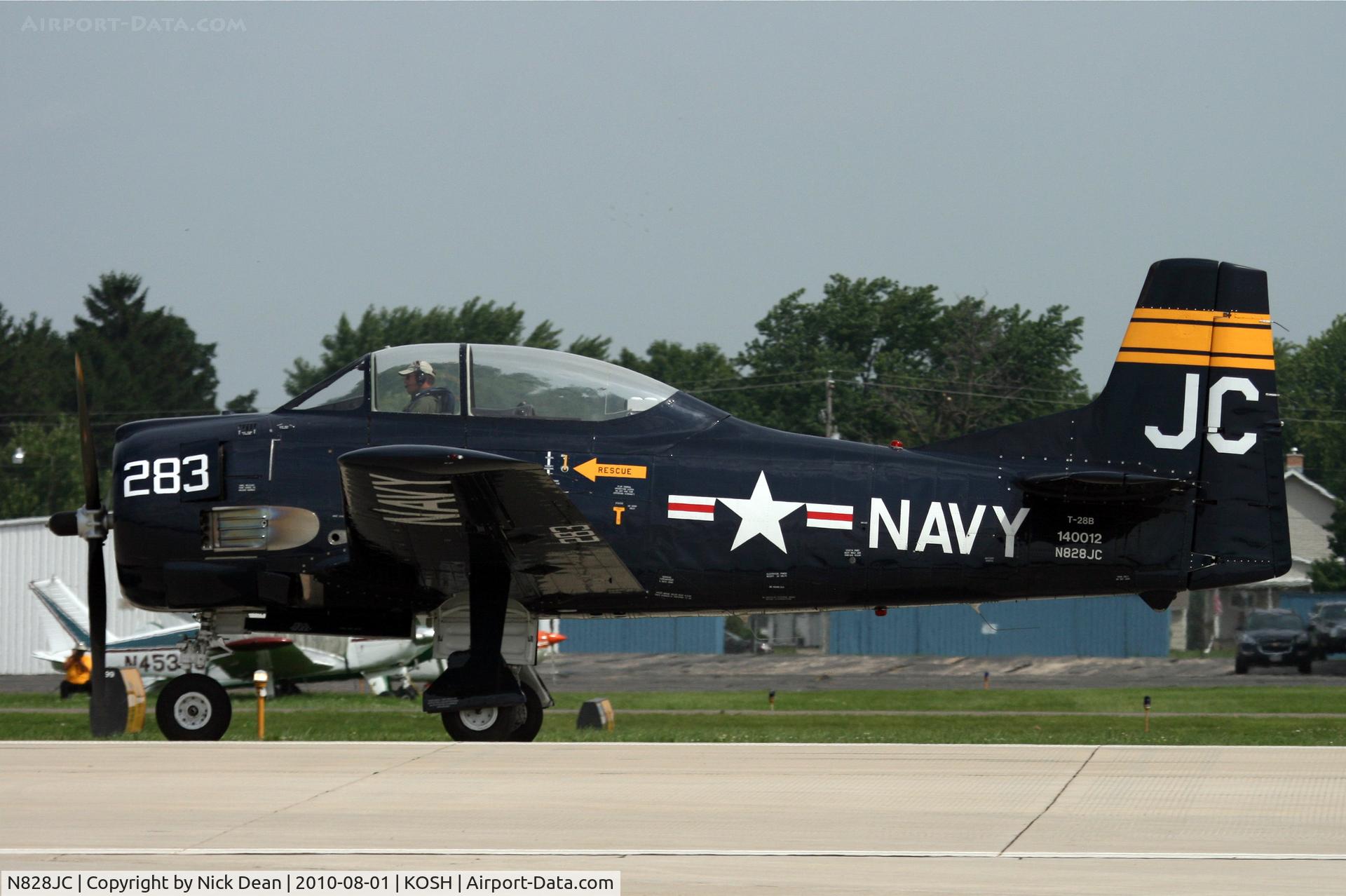 N828JC, 1955 North American T-28B Trojan C/N 219-11, KOSH Incorrect airframe info in the auto load again the C/N 219-011 for this airframe