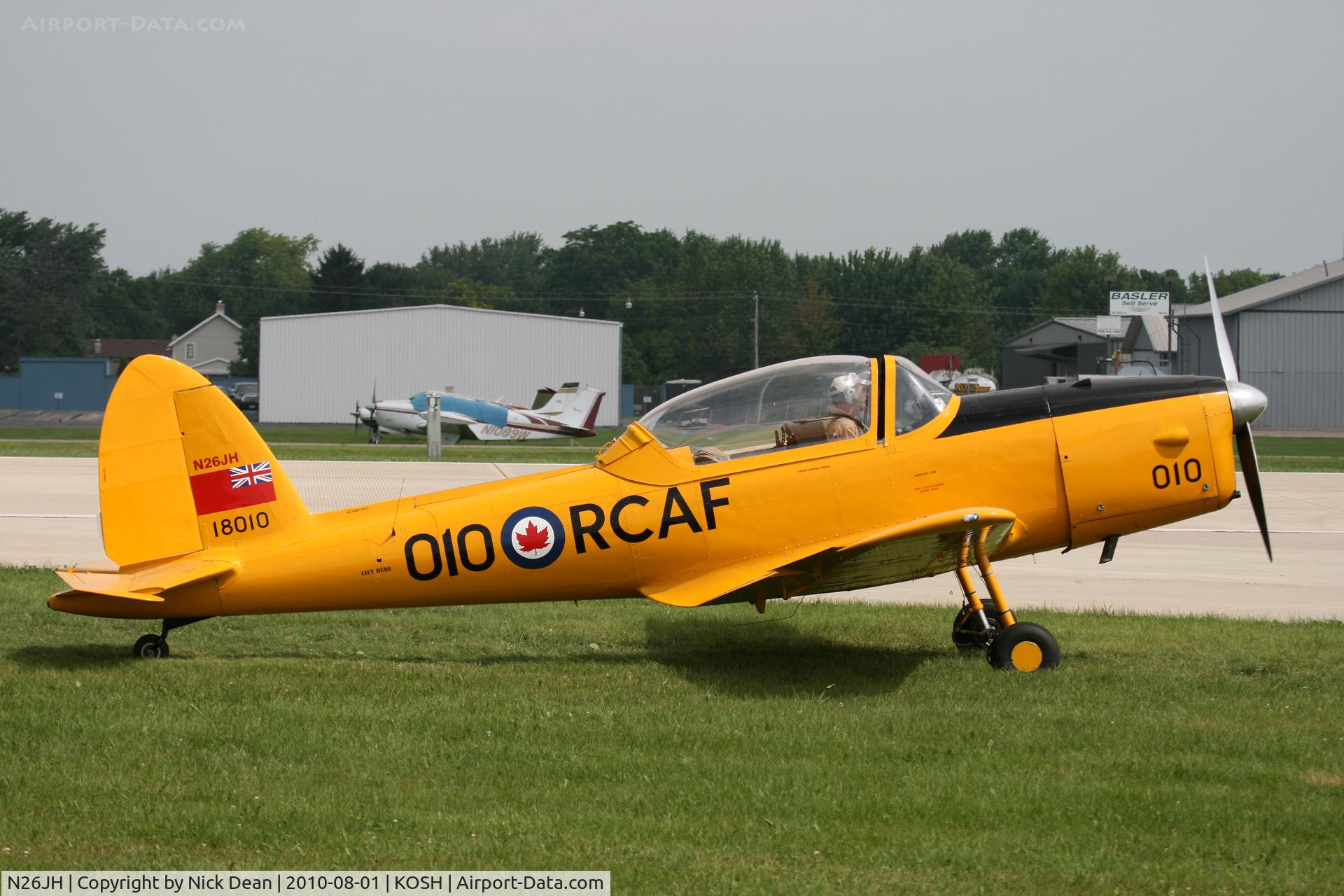 N26JH, 1953 De Havilland DHC-1 Chipmunk 22 C/N C1/0887, KOSH
