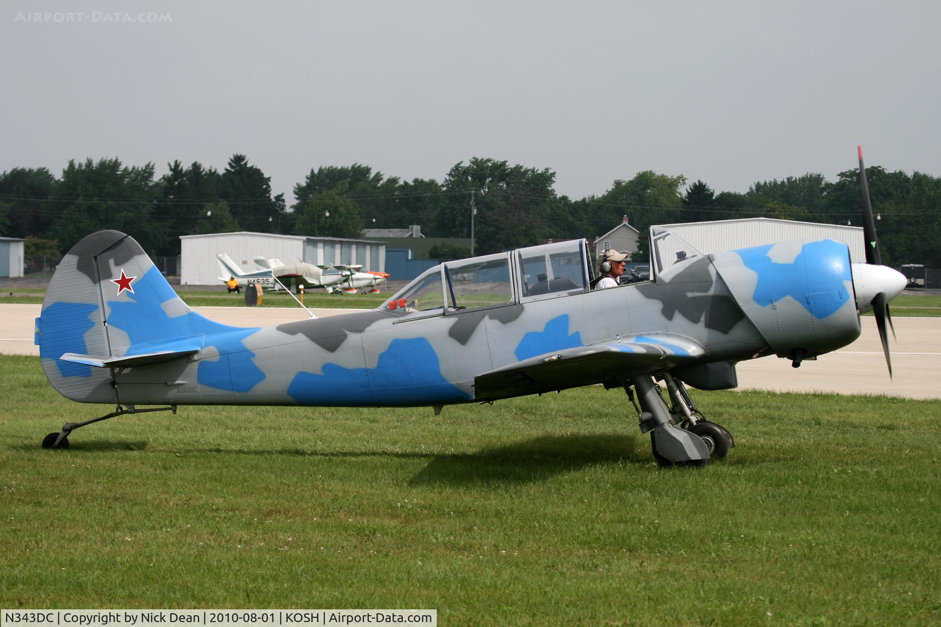 N343DC, 2004 Yakovlev (Aerostar) Yak-52TW C/N 0412508, KOSH