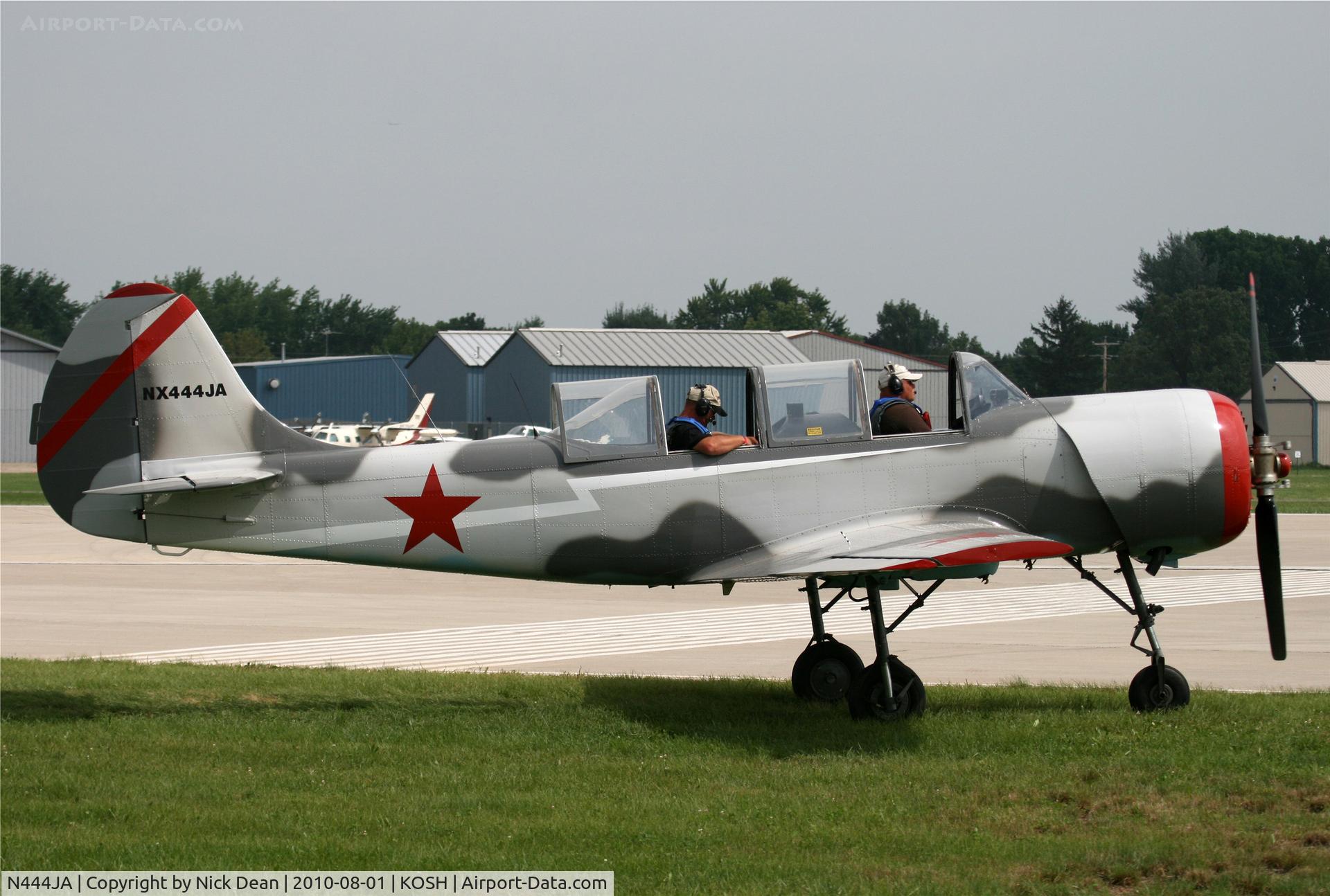 N444JA, 1993 Yakovlev (Aerostar) Yak-52 C/N 9311613, KOSH