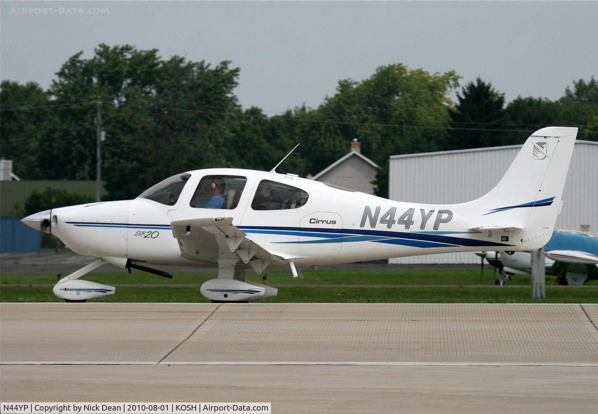 N44YP, Cirrus SR20 C/N 1169, KOSH