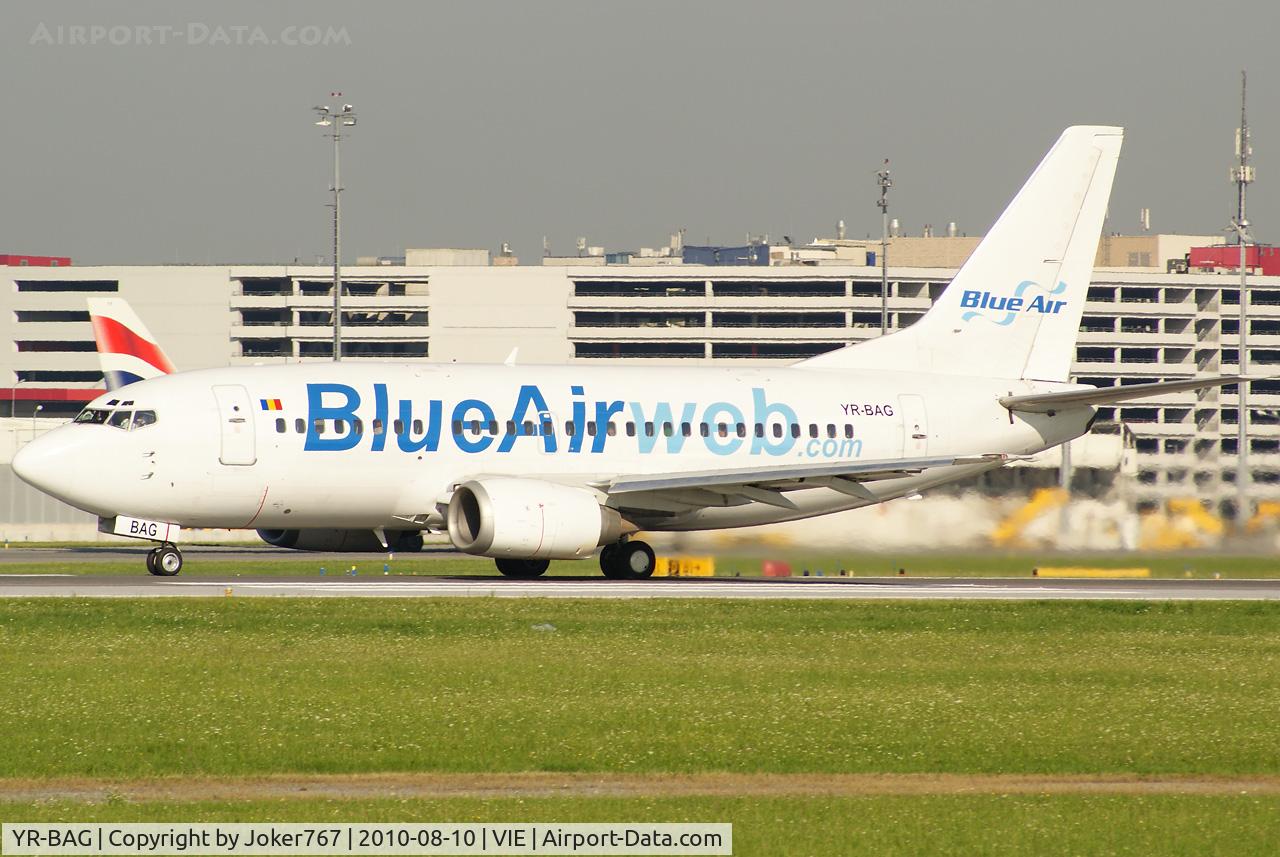 YR-BAG, 1990 Boeing 737-5L9 C/N 24778, Blue Air