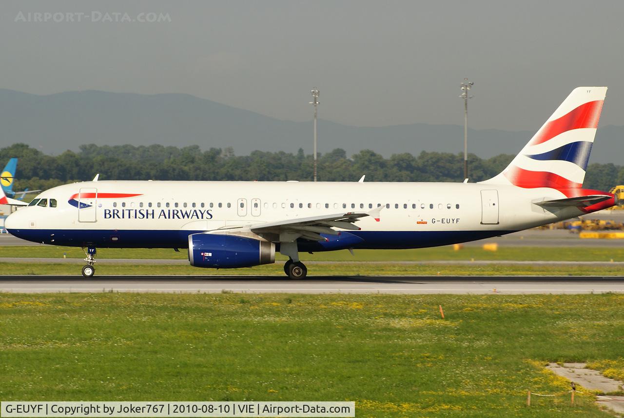 G-EUYF, 2010 Airbus A320-232 C/N 4185, British Airways