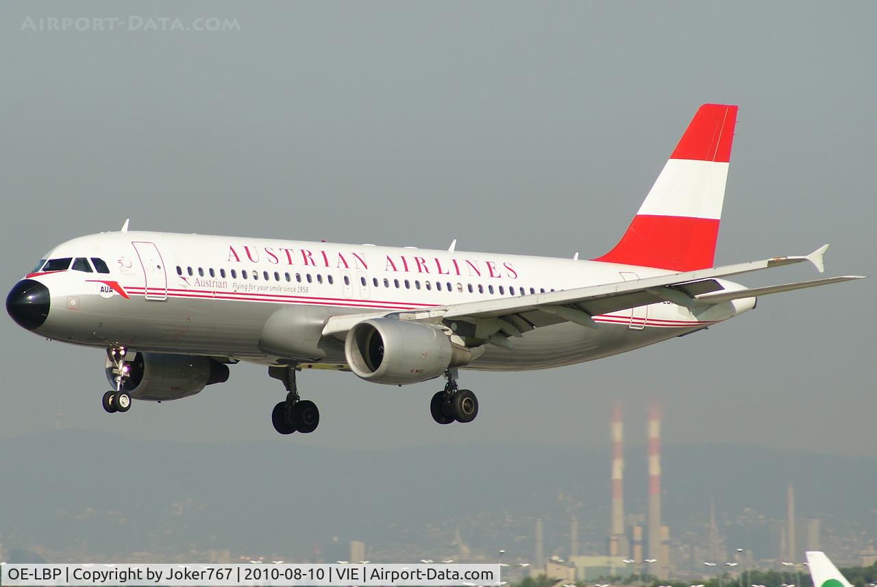 OE-LBP, 1998 Airbus A320-214 C/N 797, Austrian Airlines