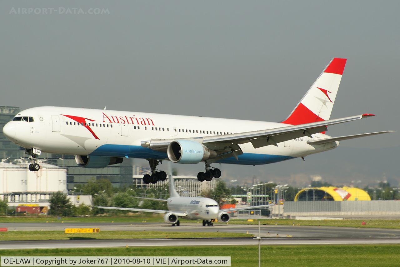 OE-LAW, 1992 Boeing 767-3Z9/ER C/N 26417, Austrian Airlines