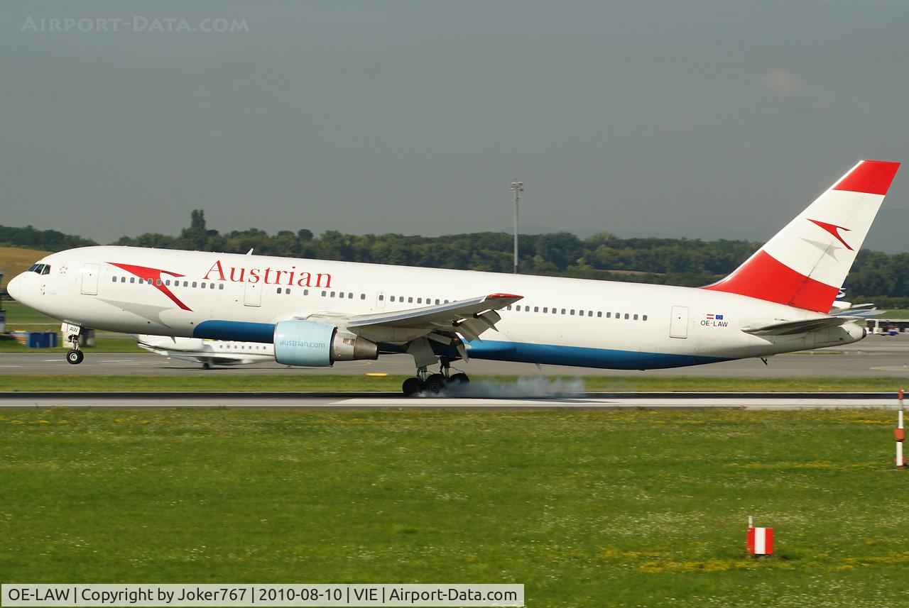 OE-LAW, 1992 Boeing 767-3Z9/ER C/N 26417, Austrian Airlines