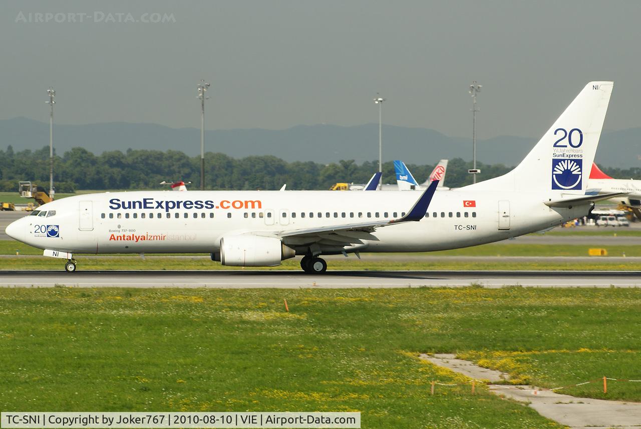 TC-SNI, 2005 Boeing 737-8FH C/N 29671, SunExpress