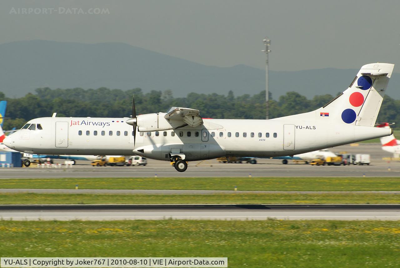 YU-ALS, 1990 ATR 72-201 C/N 162, JAT Airways