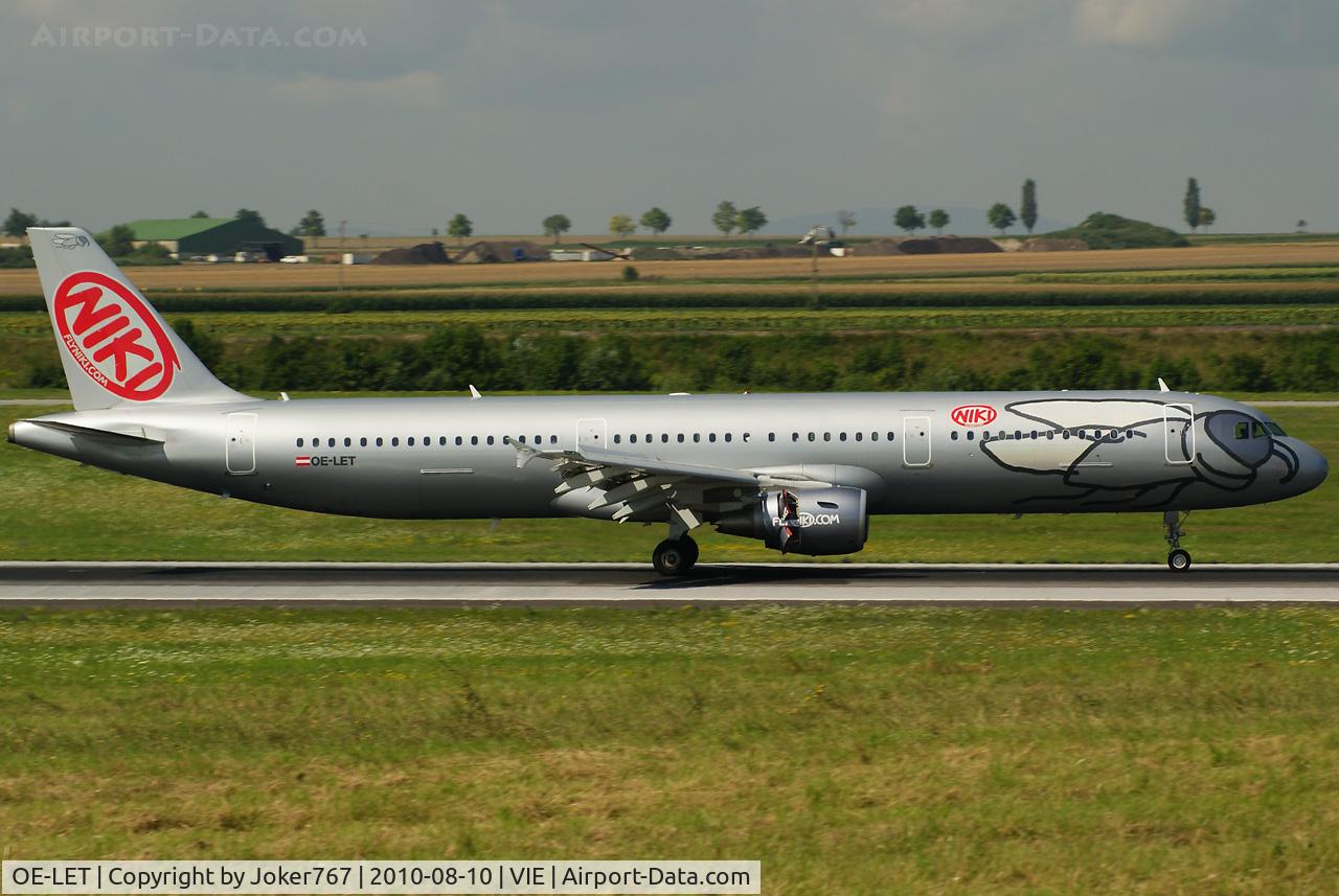 OE-LET, 2009 Airbus A321-211 C/N 3830, NIKI