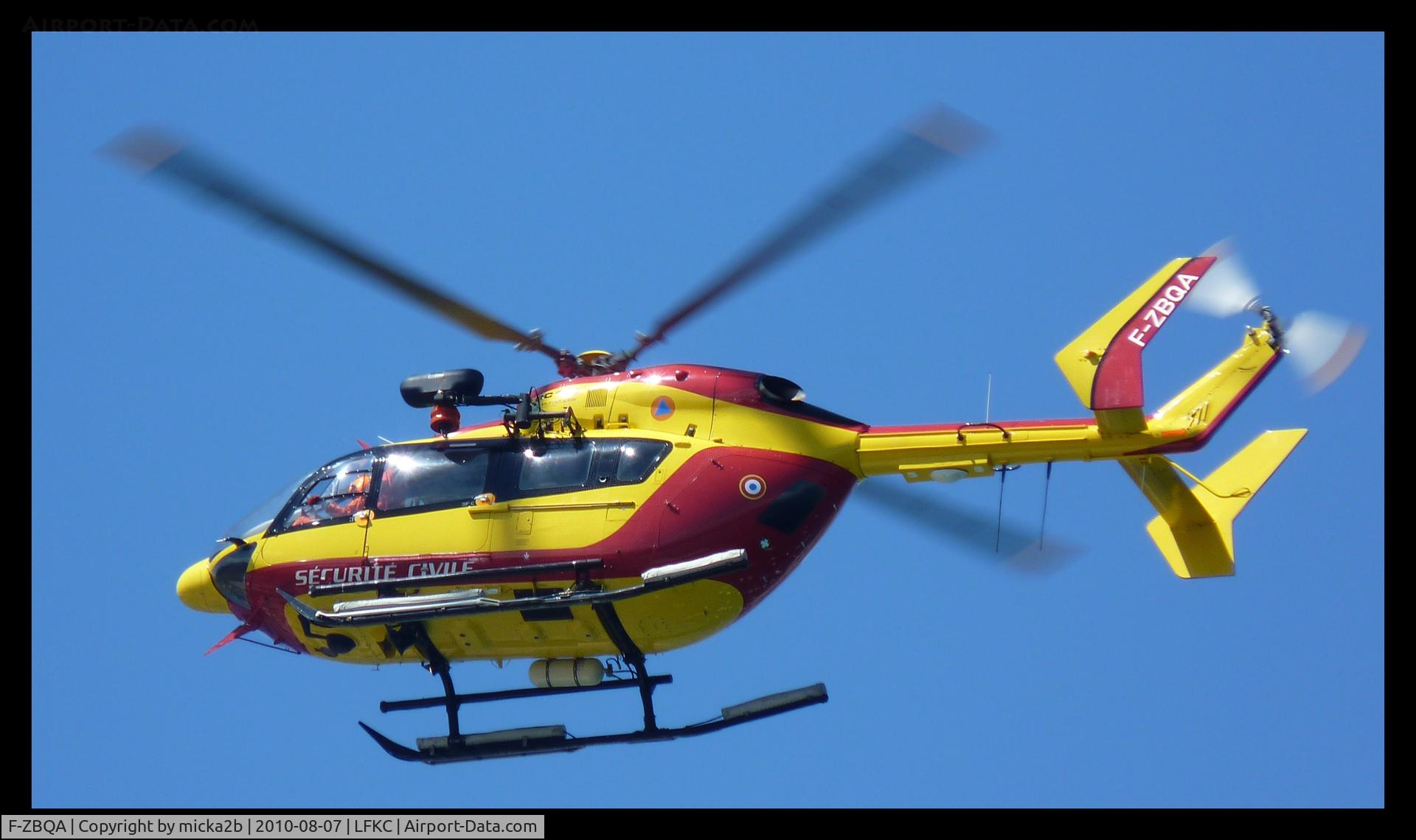 F-ZBQA, Eurocopter-Kawasaki EC-145 (BK-117C-2) C/N 9057, In flight in Ile Rousse