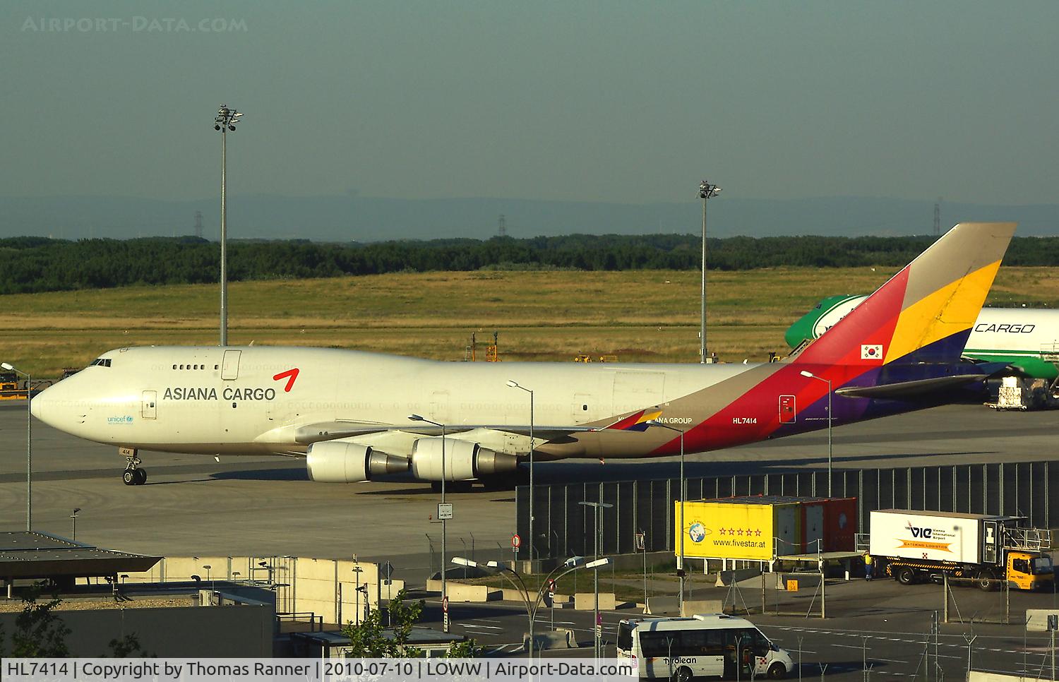 HL7414, 1991 Boeing 747-48EM(BDSF) C/N 25452, Asiana Boeing 747