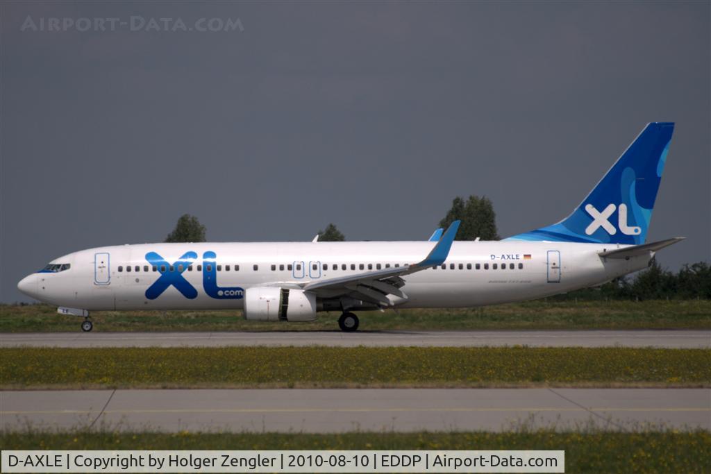 D-AXLE, 2007 Boeing 737-8Q8 C/N 30724, Flight GXL202 from Rhodos/Greece has just landed on 26R