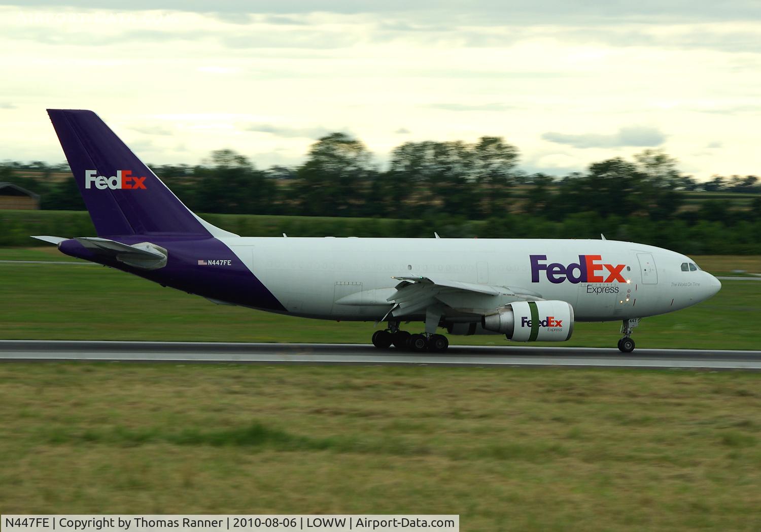 N447FE, 1983 Airbus A310-222 C/N 251, FedEx Airbus A-310