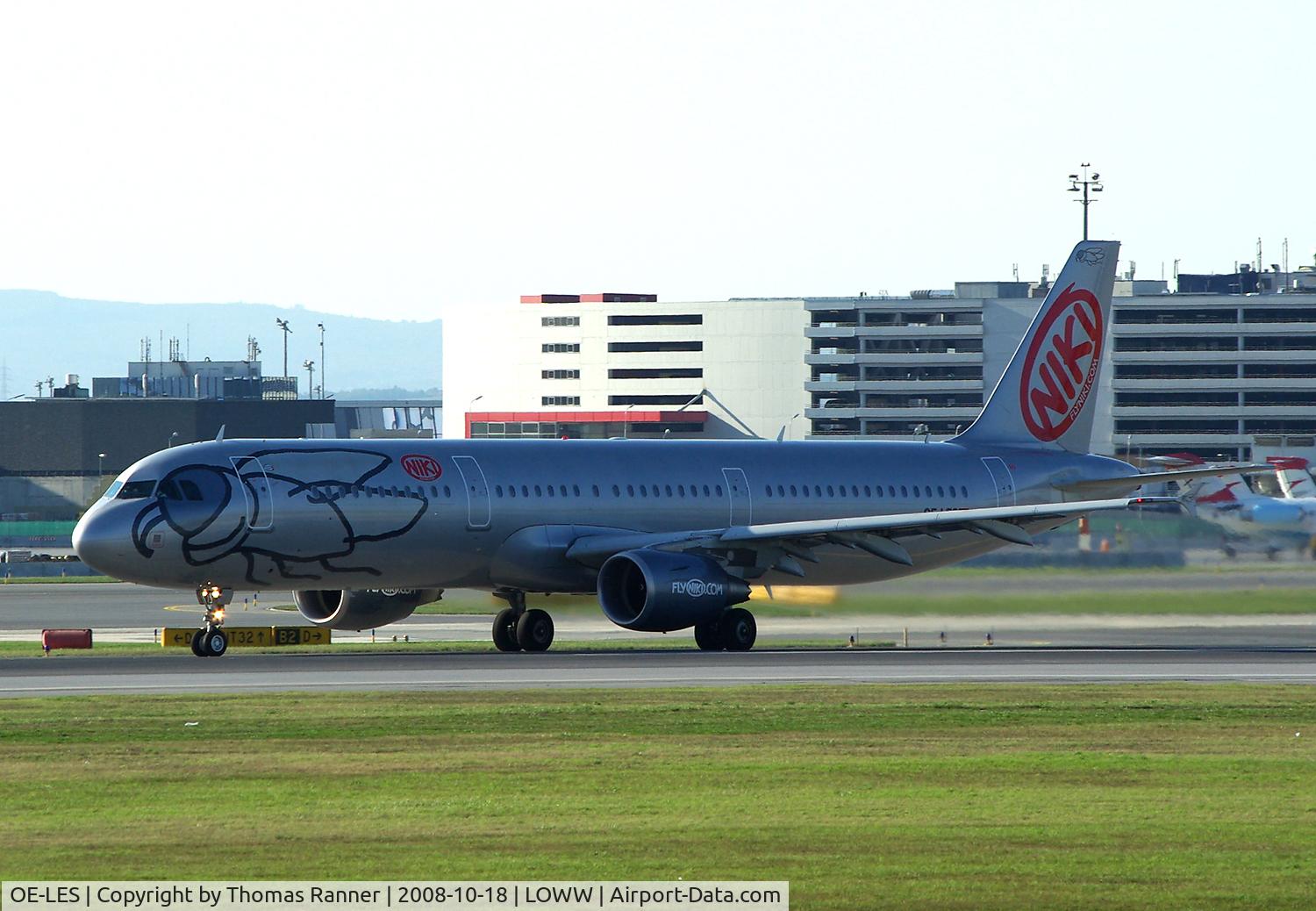 OE-LES, 2008 Airbus A321-211 C/N 3504, Fly Niki Airbus A-321