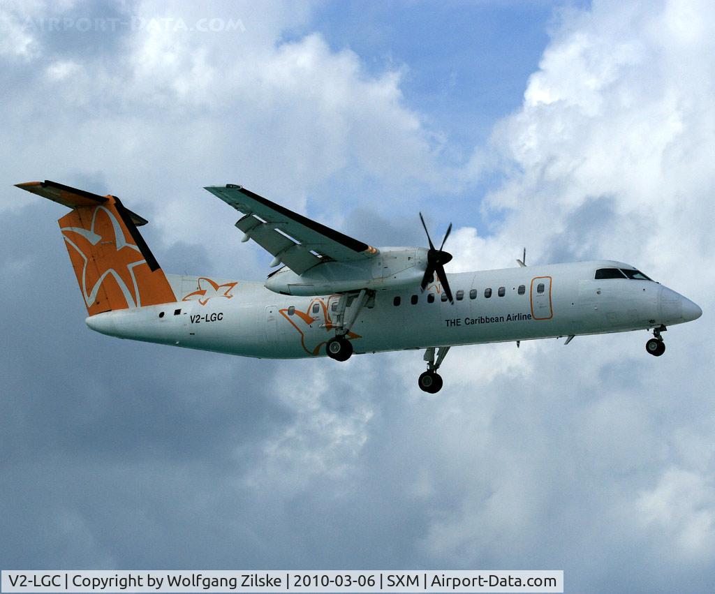 V2-LGC, 1991 De Havilland Canada DHC-8-311 Dash 8 C/N 298, visitor
