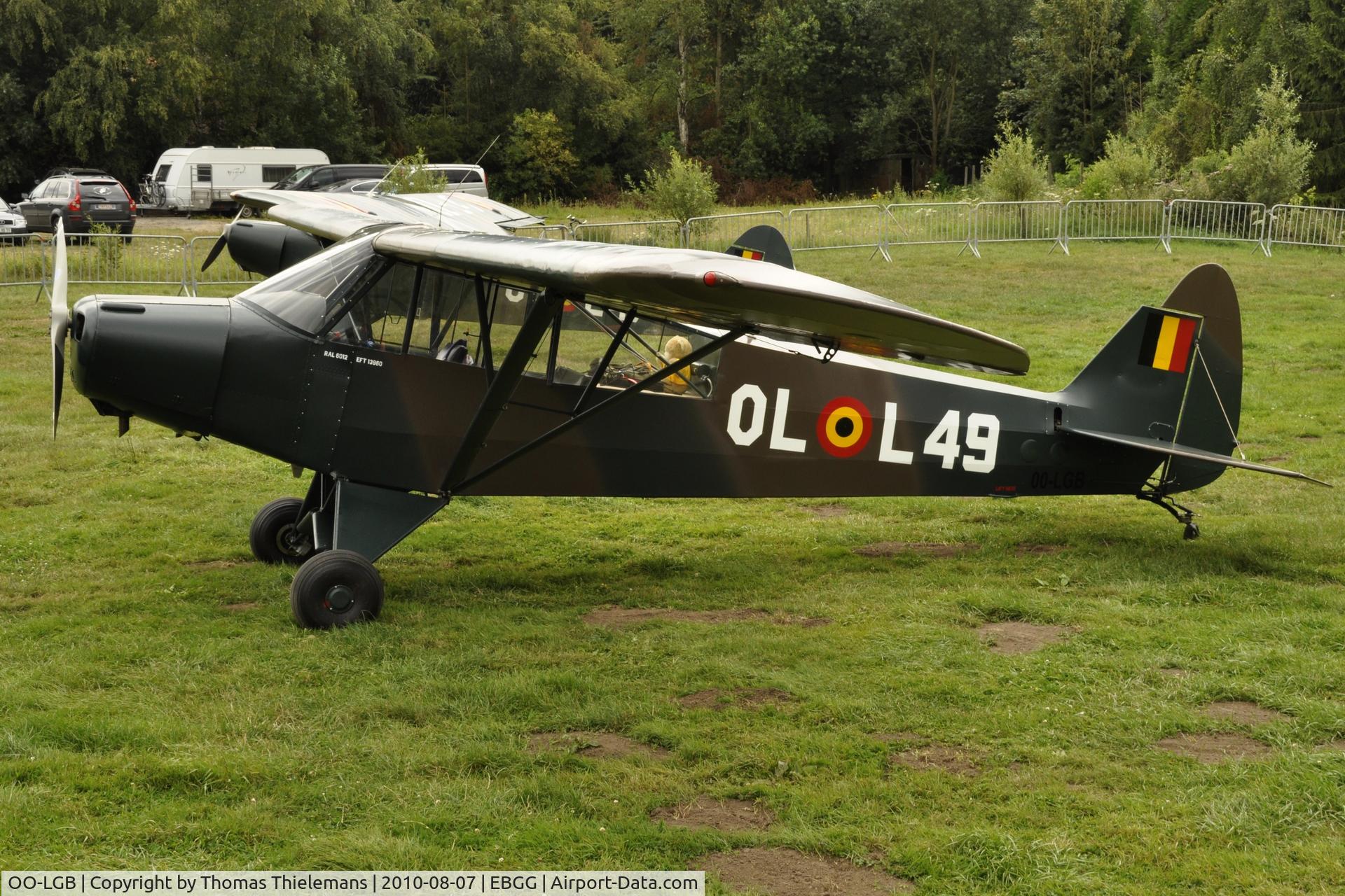 OO-LGB, 1951 Piper L-18C Super Cub (PA-18-95) C/N 18-1650, Opendeurdag VZP 2010