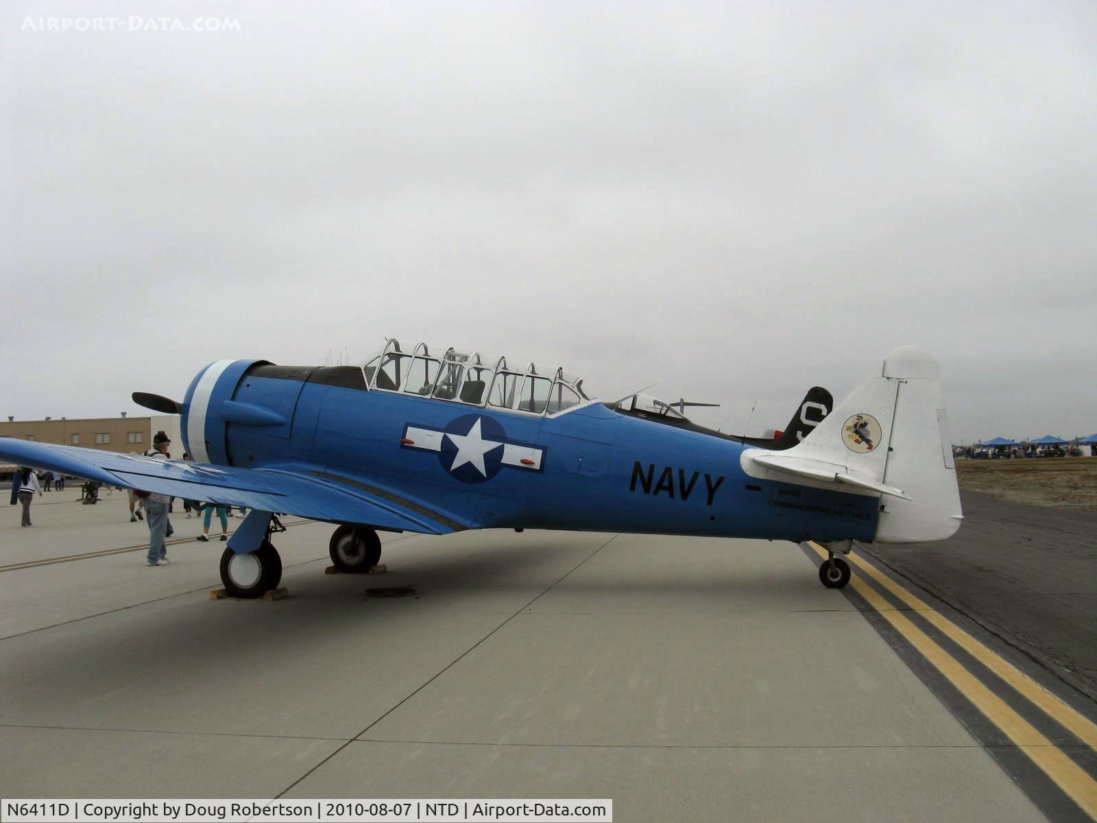 N6411D, 1942 North American SNJ-4 Texan C/N 88-10117, 1942 North American SNJ-4, P&W R-1340 Wasp 600 Hp