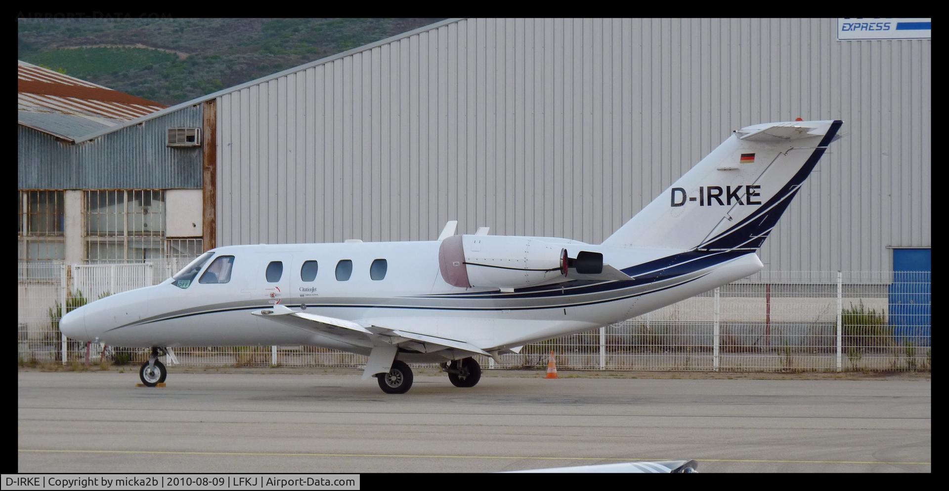 D-IRKE, 1995 Cessna 525 CitationJet C/N 525-0123, Parked.