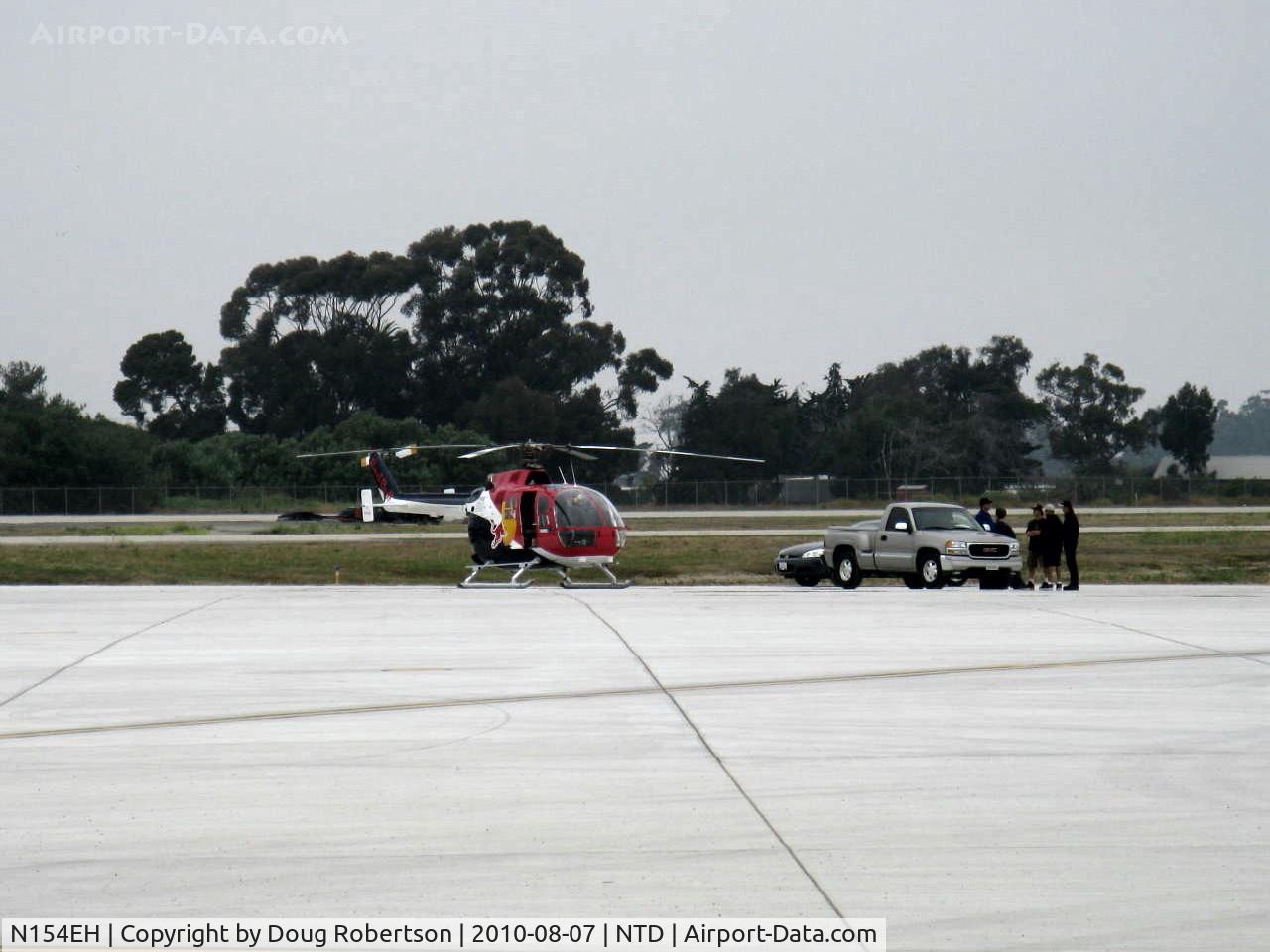 N154EH, 1985 MBB Bo-105CBS-4 C/N S-704, 1985 Messerschmitt-Bolkow-Blohm Gmbh BO105 CB54, CBS version 10 inch longer fuselage, of RED BULL, two Rolls-Royce Allison 250-C20B 420 shp each. Only helicopter approved by FAA for unlimited aerobatics (except outside loops)
