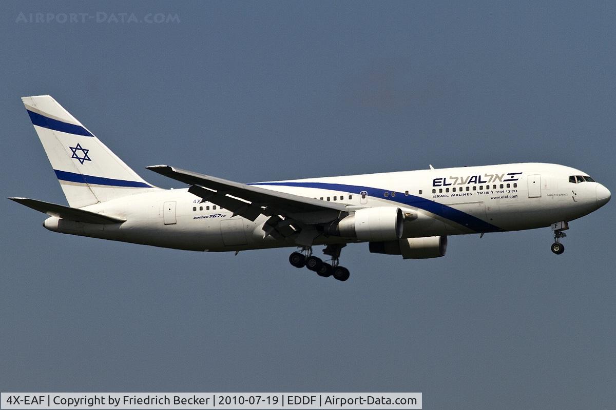 4X-EAF, 1990 Boeing 767-27E/ER C/N 24854, short final RW07L
