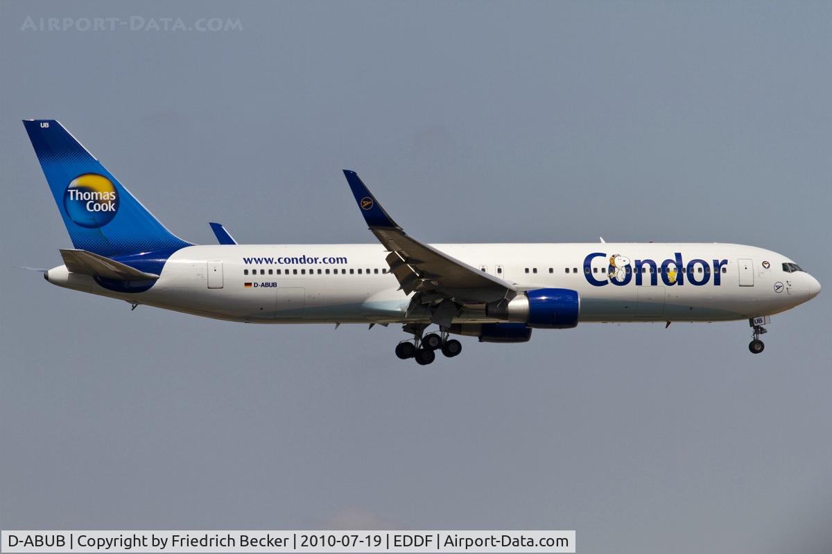 D-ABUB, 1992 Boeing 767-330/ER C/N 26987, on final RW07R