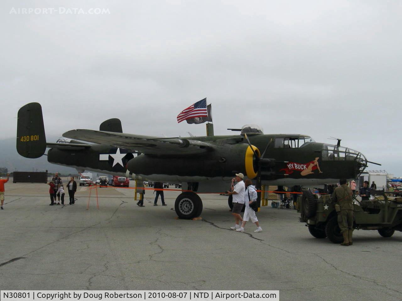 N30801, 1944 North American TB-25N Mitchell C/N 108-34076, 1944 North American TB-25N MITCHELL 'Executive Sweet', two Wright Cyclone R-2600s 1,700 Hp each
