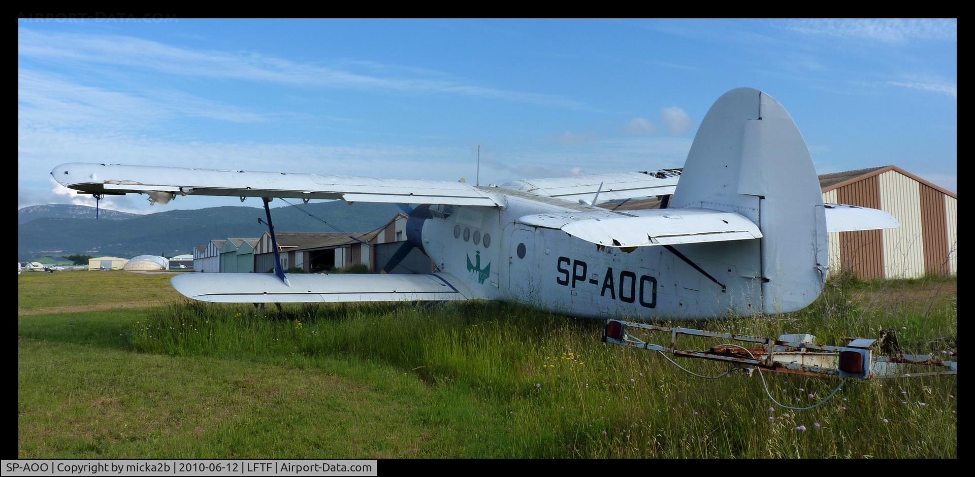 SP-AOO, 1969 Antonov An-2T C/N 1G108-65, Stored.