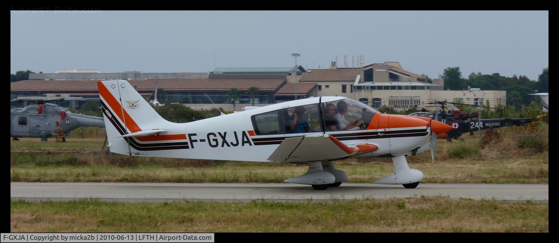 F-GXJA, Robin DR-400-160 Chevalier C/N 2474, Arrival.