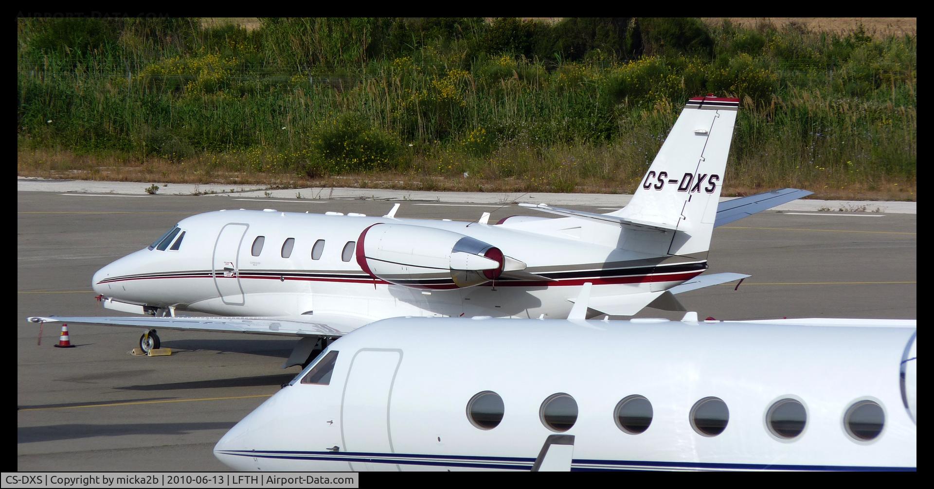 CS-DXS, 2007 Cessna 560XLS Citation Excel C/N 560-5754, Parked.