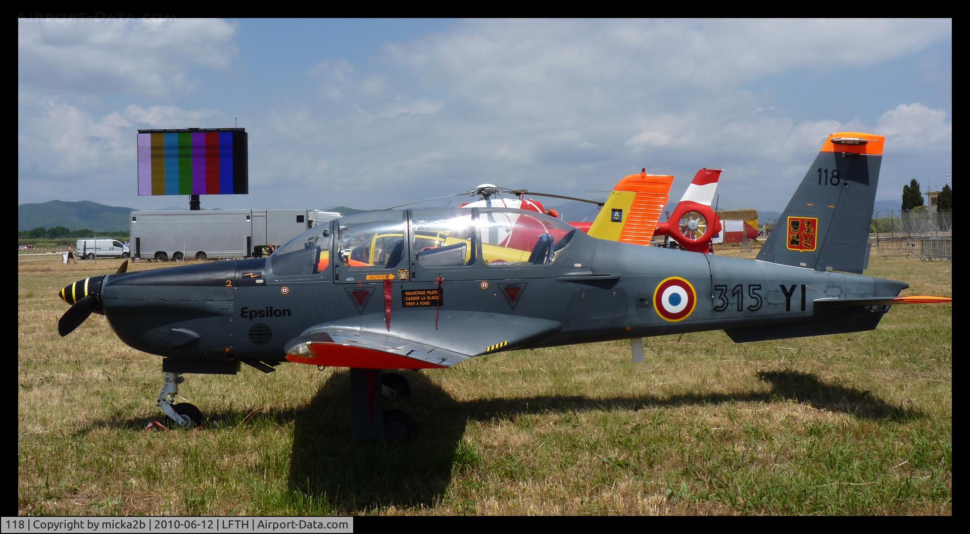 118, Socata TB-30 Epsilon C/N 118, Parked.