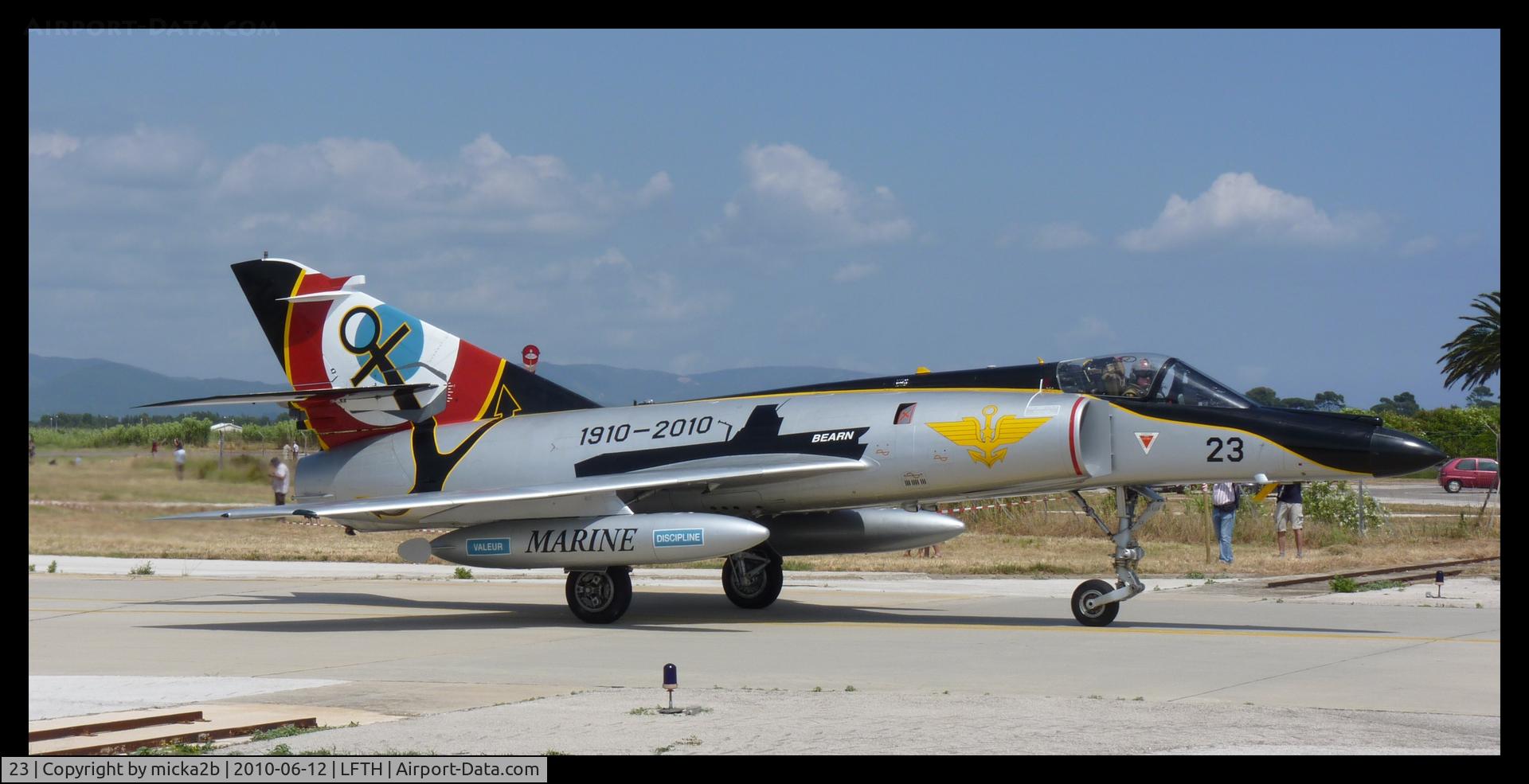 23, Dassault Super Etendard C/N 23, Arrival after Airshow.