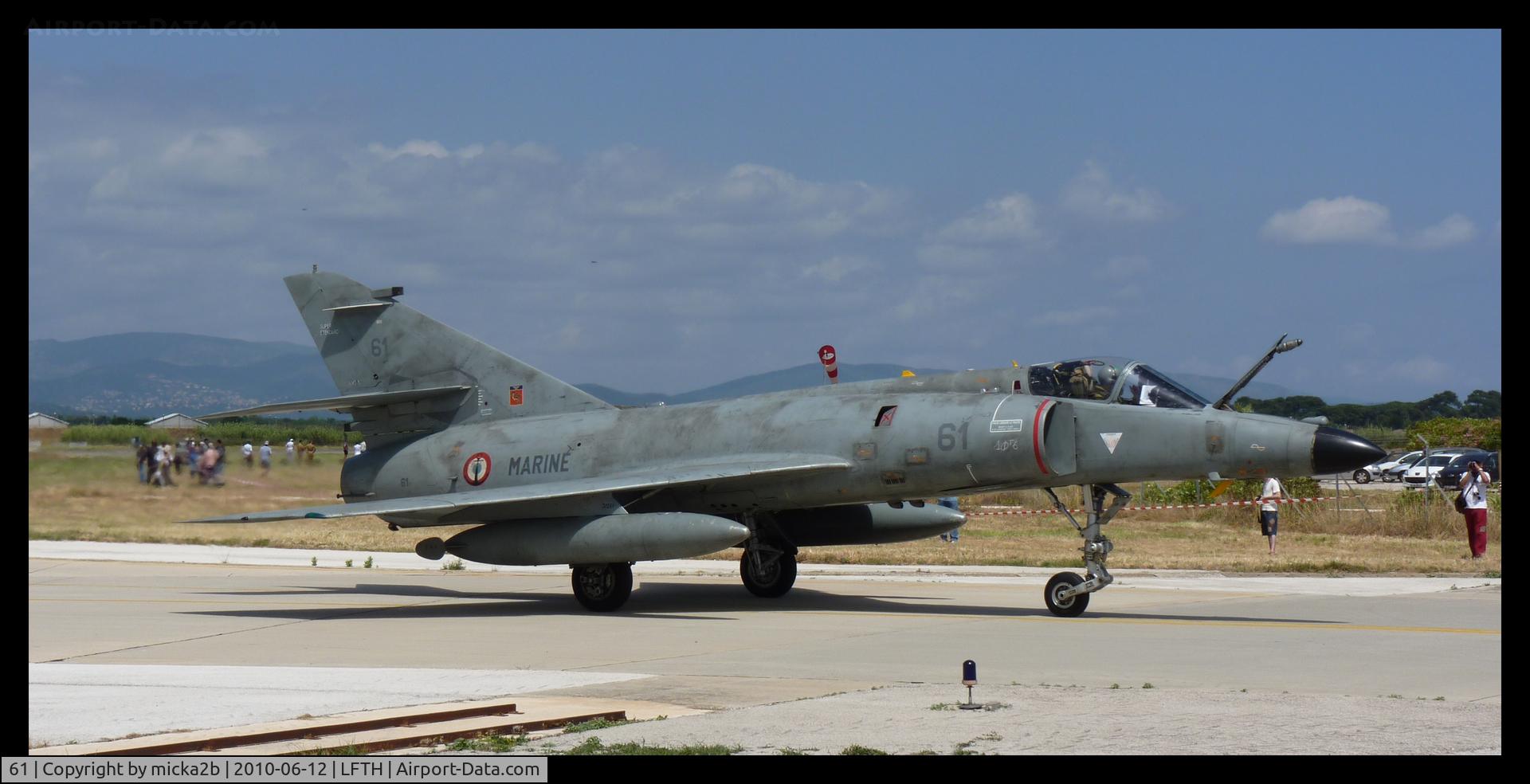 61, Dassault Super Etendard C/N 67, Arrival after AirShow.