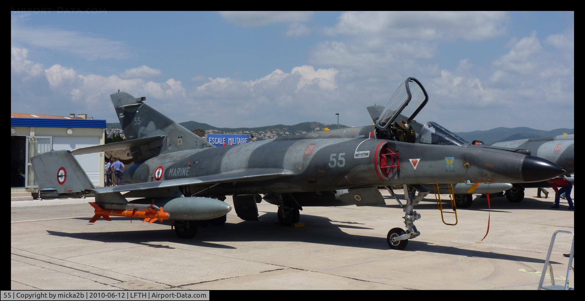 55, Dassault Super Etendard C/N 61, Parked.
