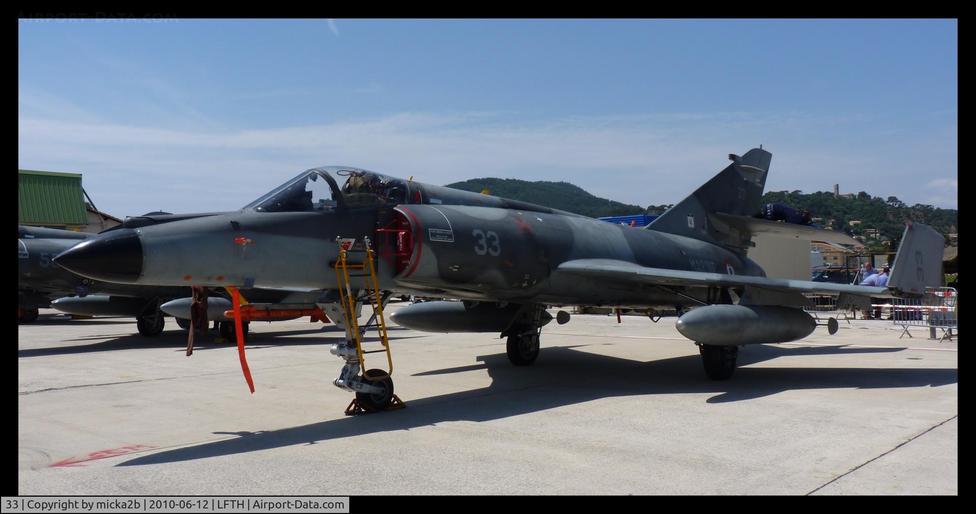 33, Dassault Super Etendard C/N 33, Parked.