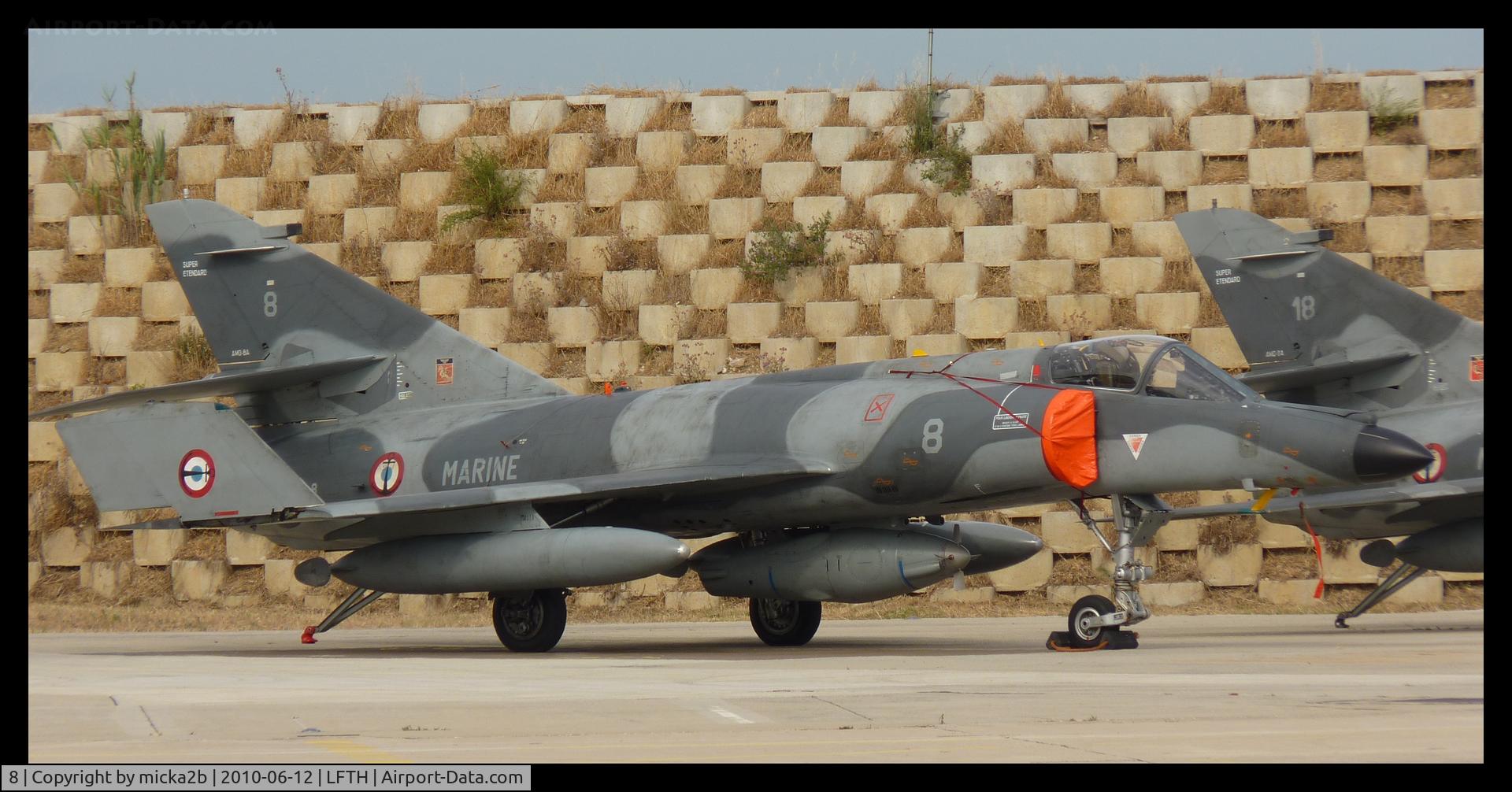 8, Dassault Super Etendard C/N 8, Parked.