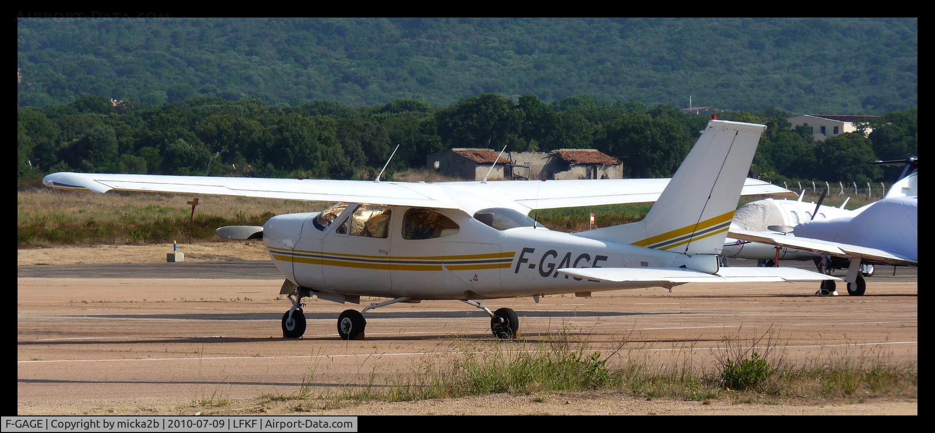 F-GAGE, Reims F177RG Cardinal RG C/N 0158, Parked.