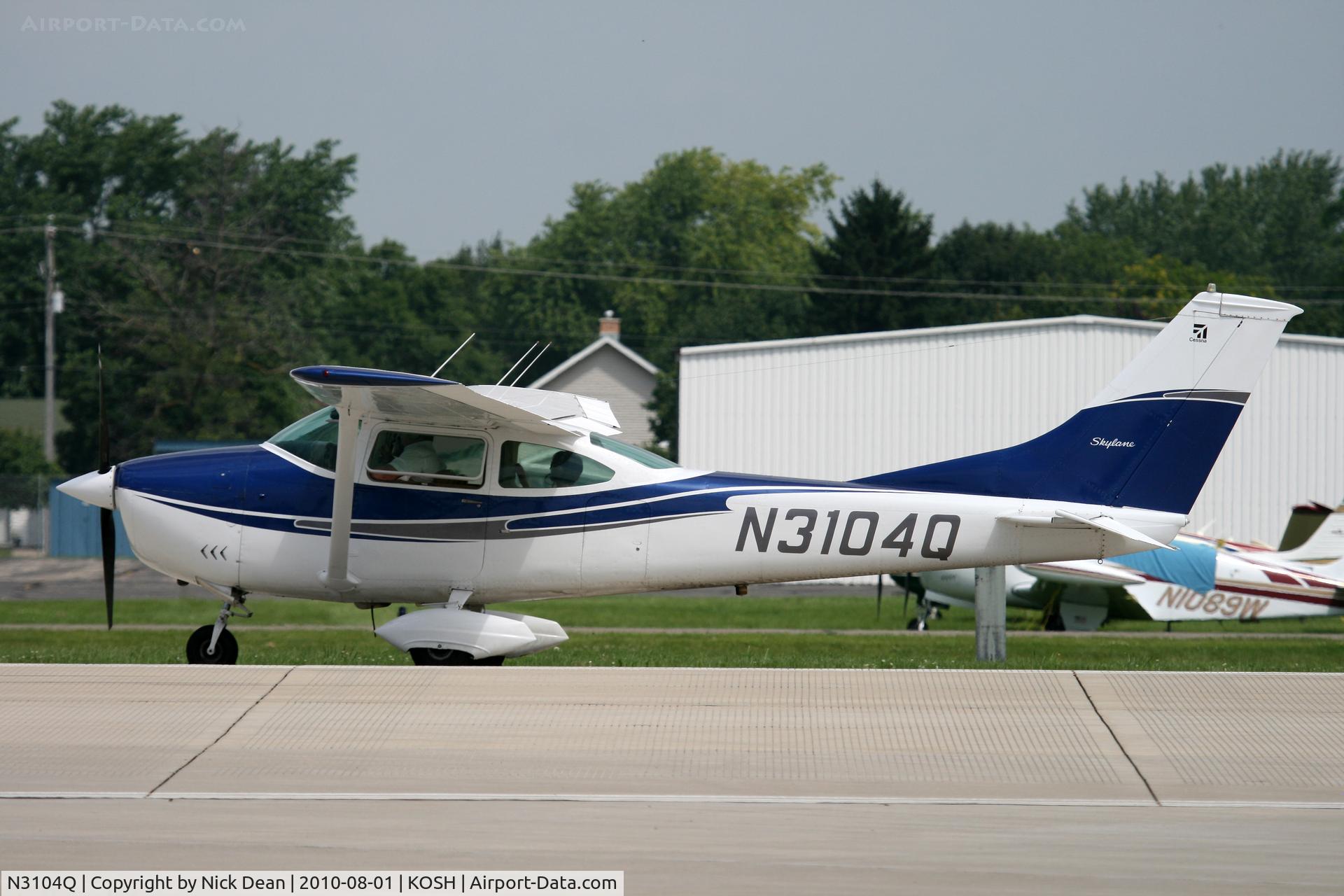 N3104Q, 1967 Cessna 182K Skylane C/N 18258104, KOSH