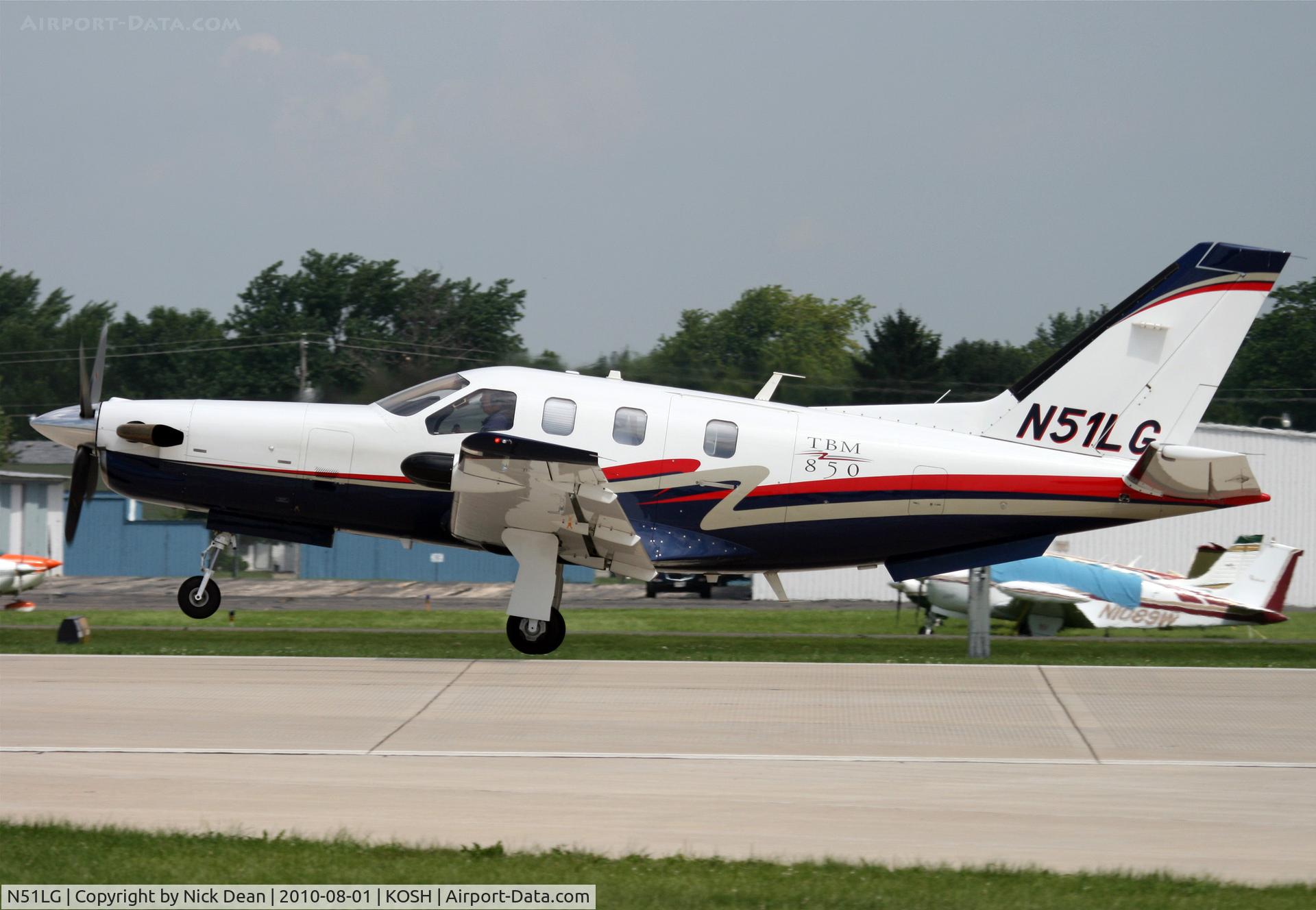 N51LG, 2007 Socata TBM-700 C/N 423, KOSH