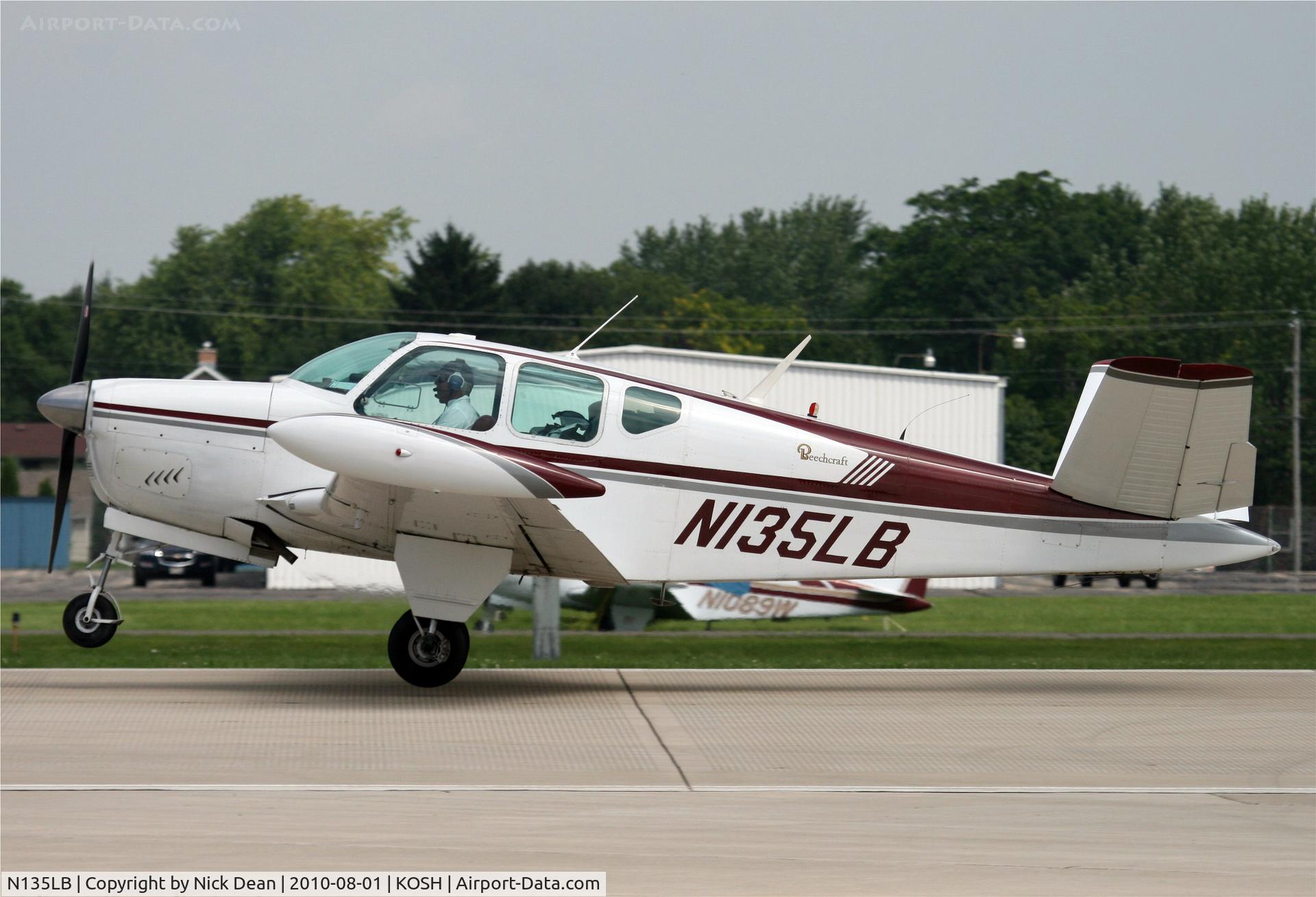 N135LB, 1958 Beech J35 Bonanza C/N D-5389, KOSH
