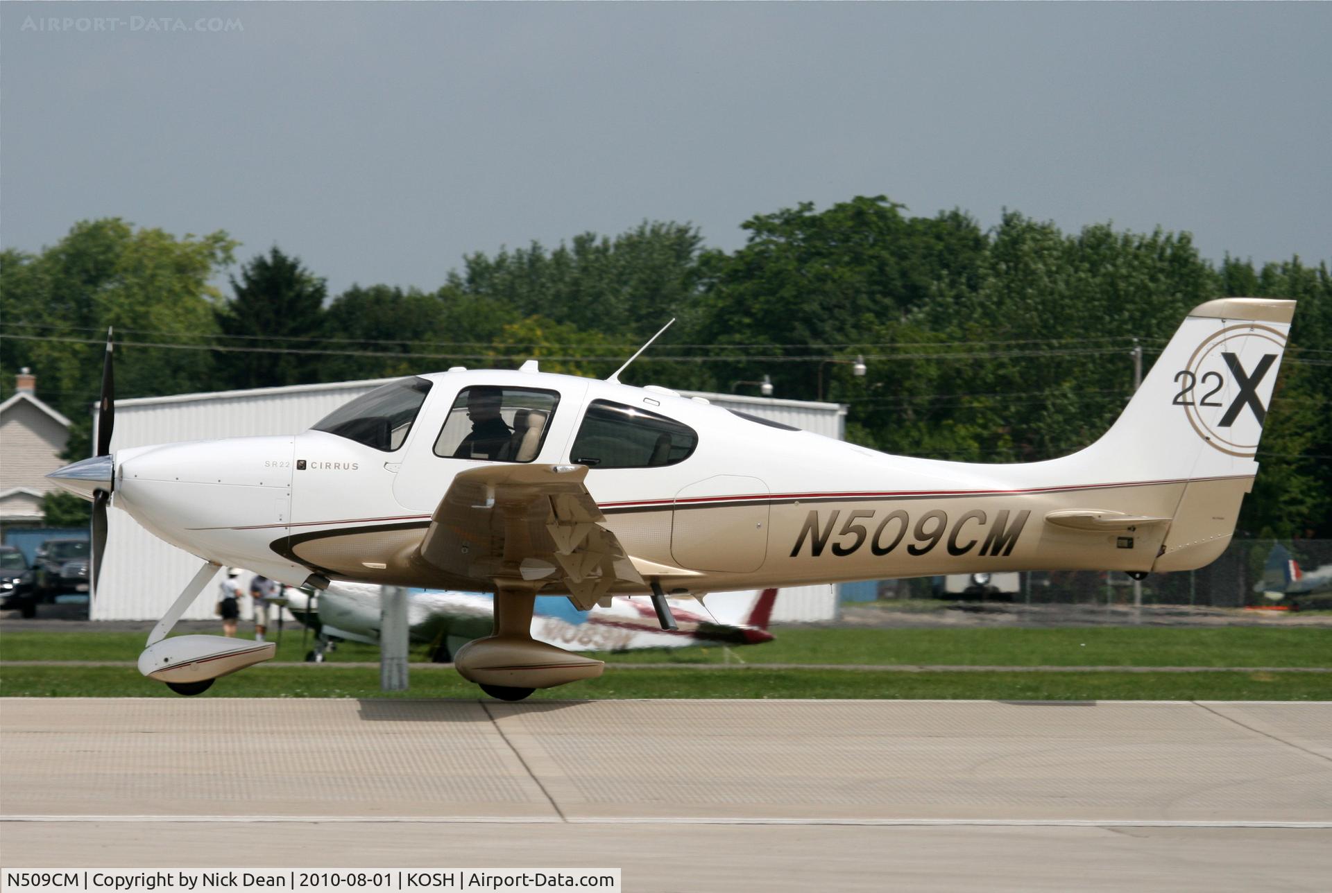 N509CM, Cirrus SR22X C/N 3509, KOSH