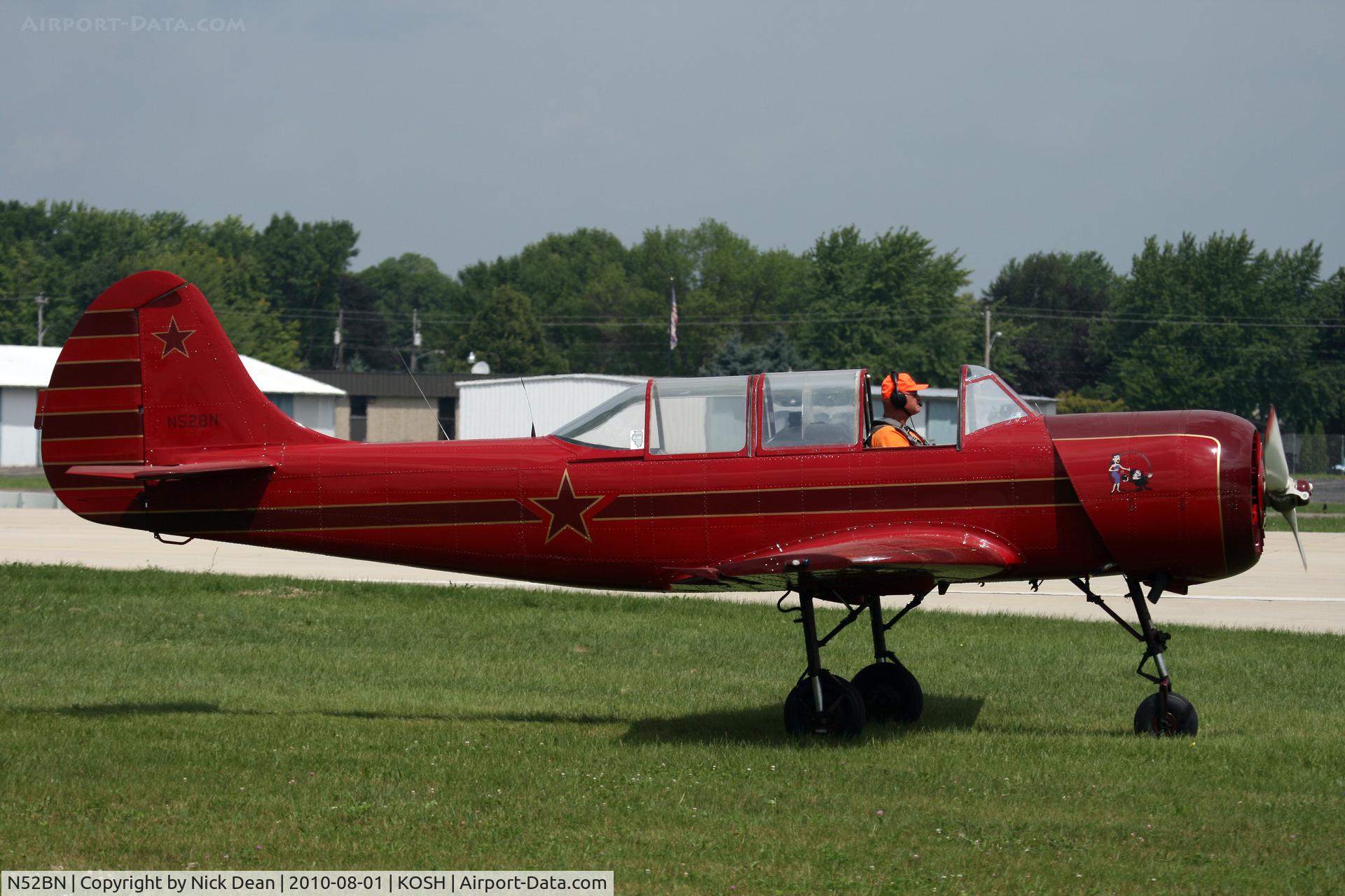 N52BN, 1993 Yakovlev Yak-52 C/N 9311705, KOSH